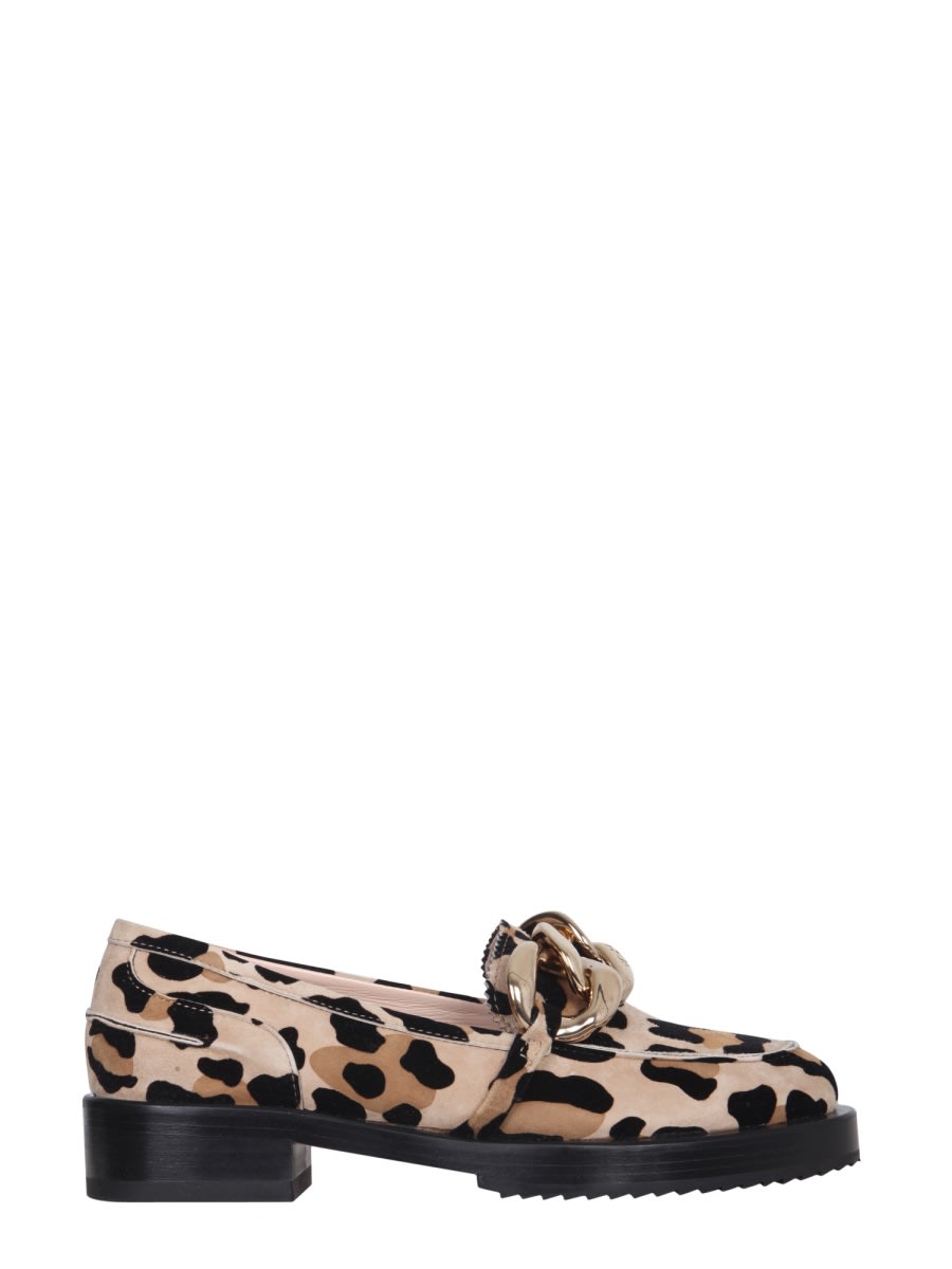 N.21 Moccasins With Oversized Chain