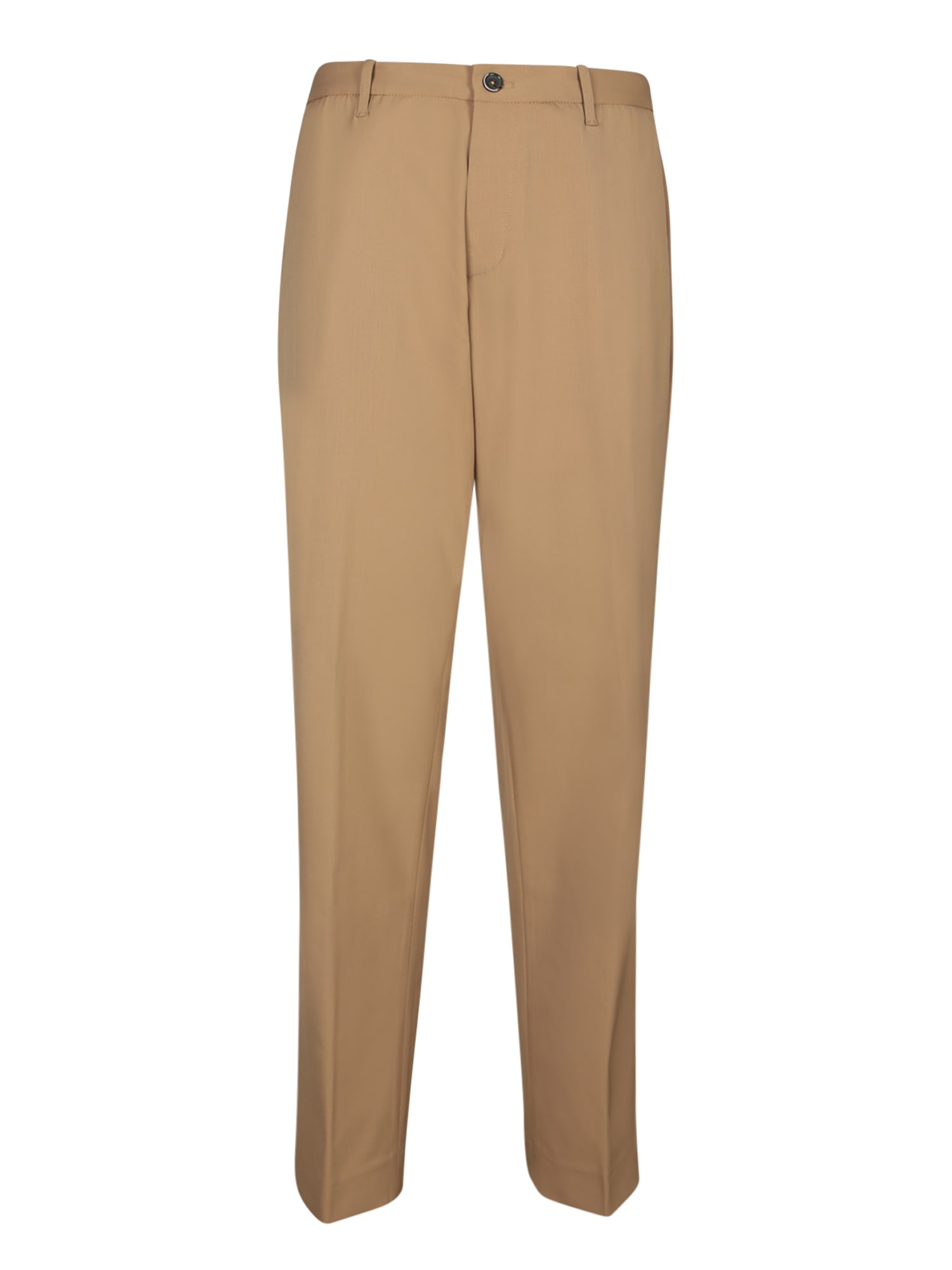 Nine in the Morning Tawny Linen Twill Trousers
