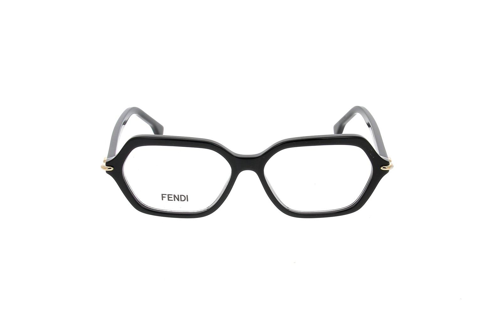 Fendi Eyewear Geometric Frame Glasses