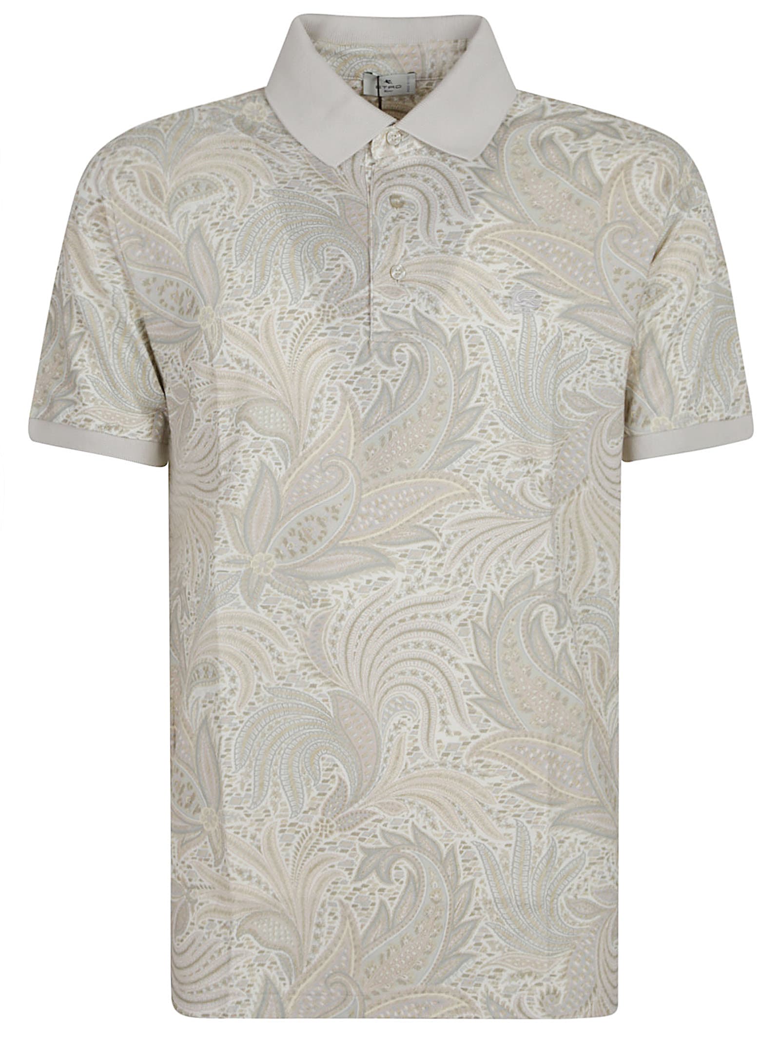 Etro Roma Short Sleeve Polo Shirt