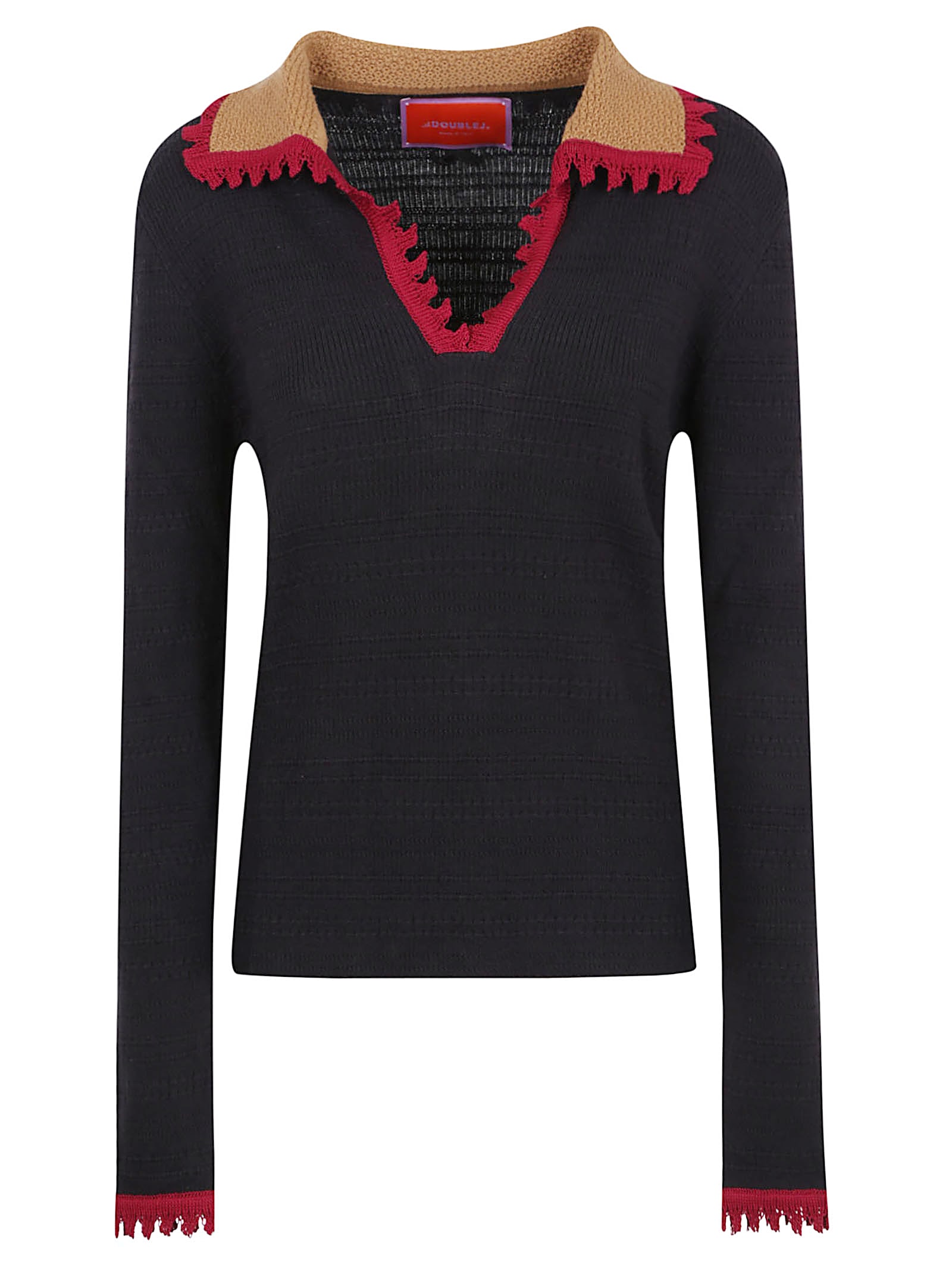 La DoubleJ Picket Polo Jumper
