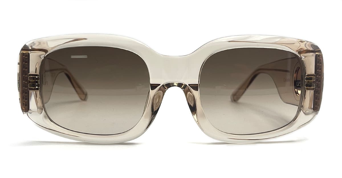 Linda Farrow Celeste - Ash / Rose Gold Sunglasses