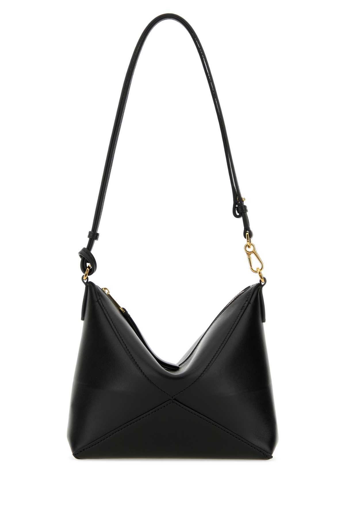 Loewe Black Leather Puzzle Fold Shoulder Bag