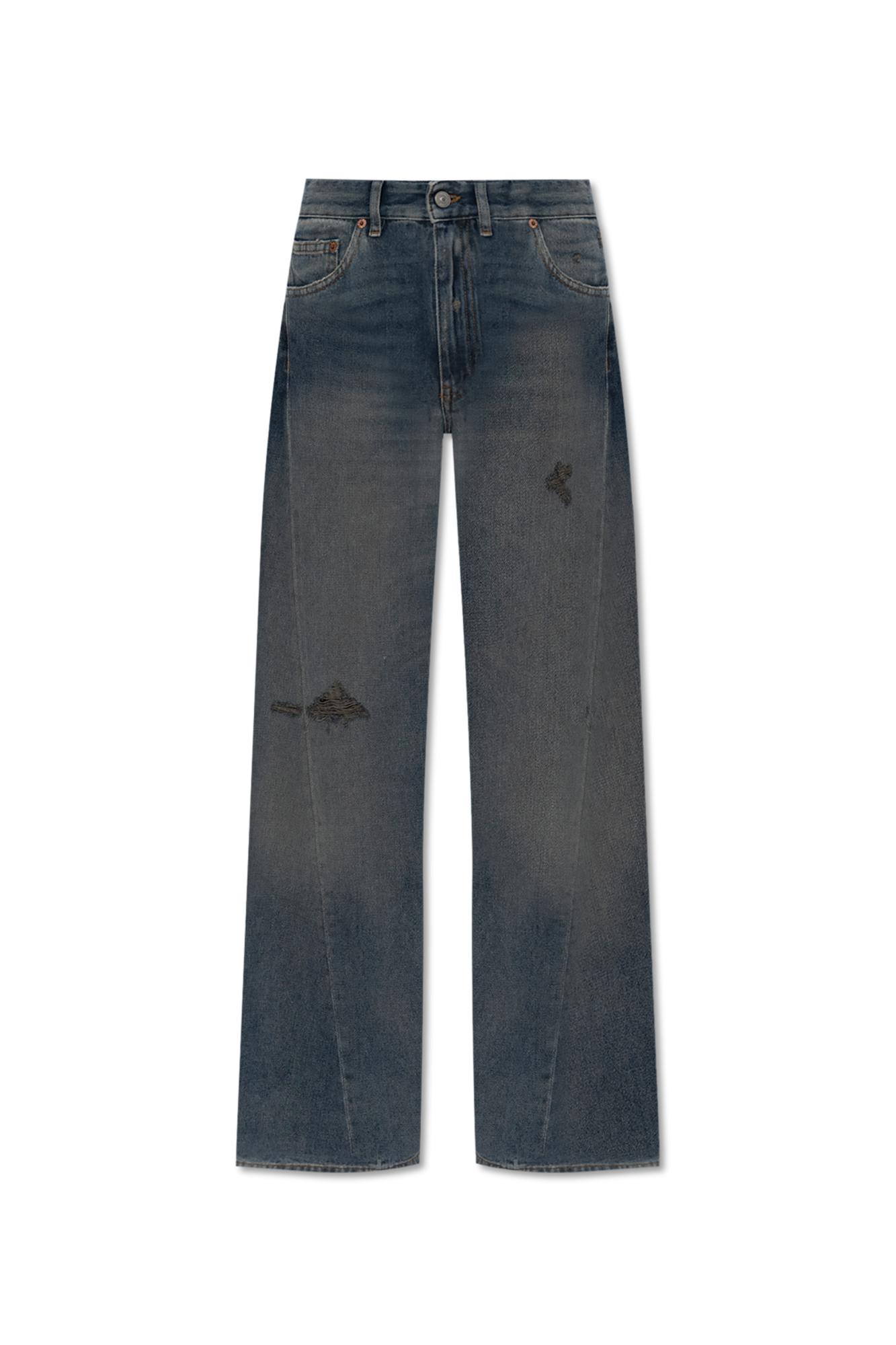 Mm6 Maison Margiela Jeans With Vintage Effect