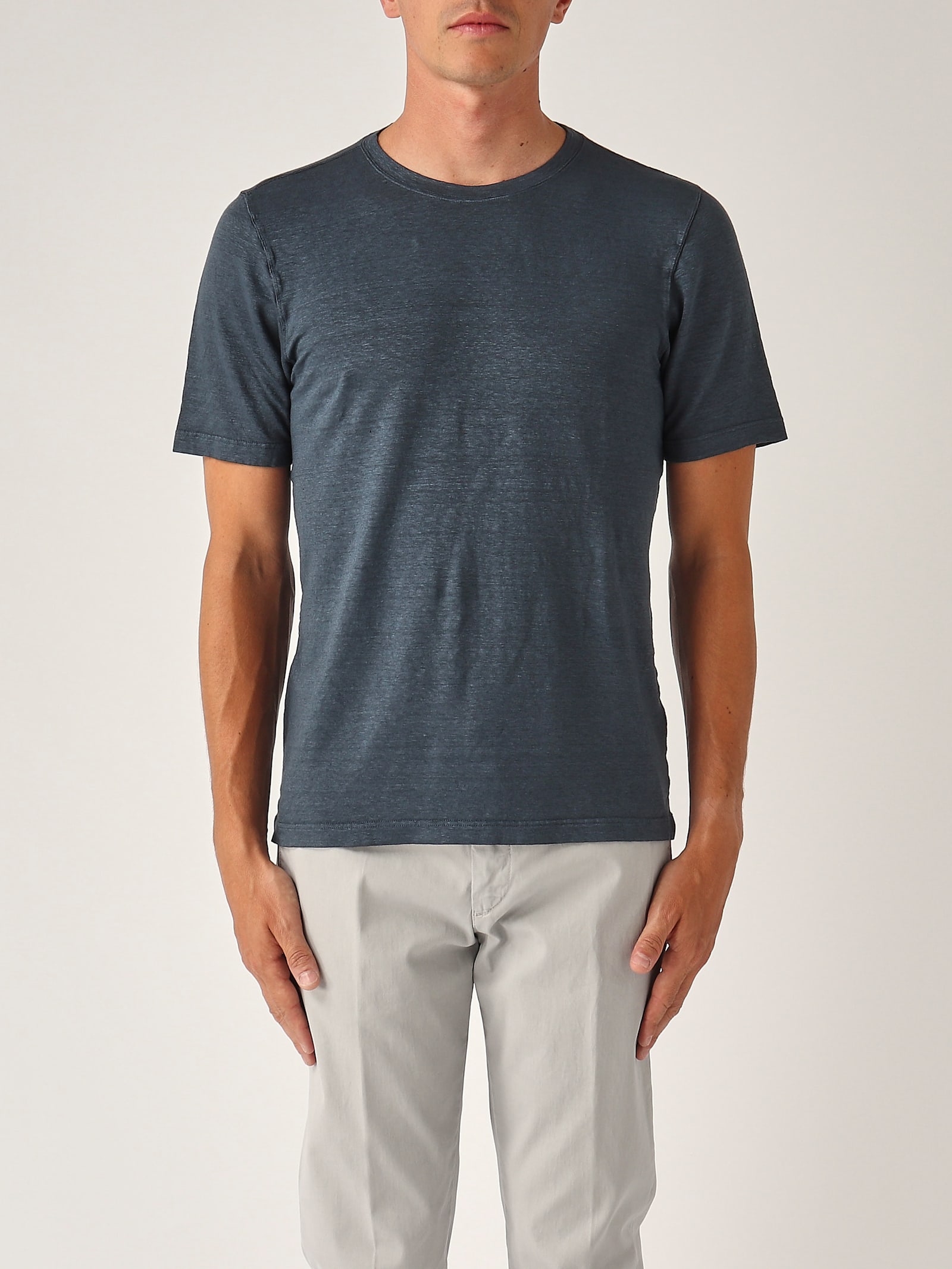 Gran Sasso M/c In Lino Stretch Vintage T-shirt