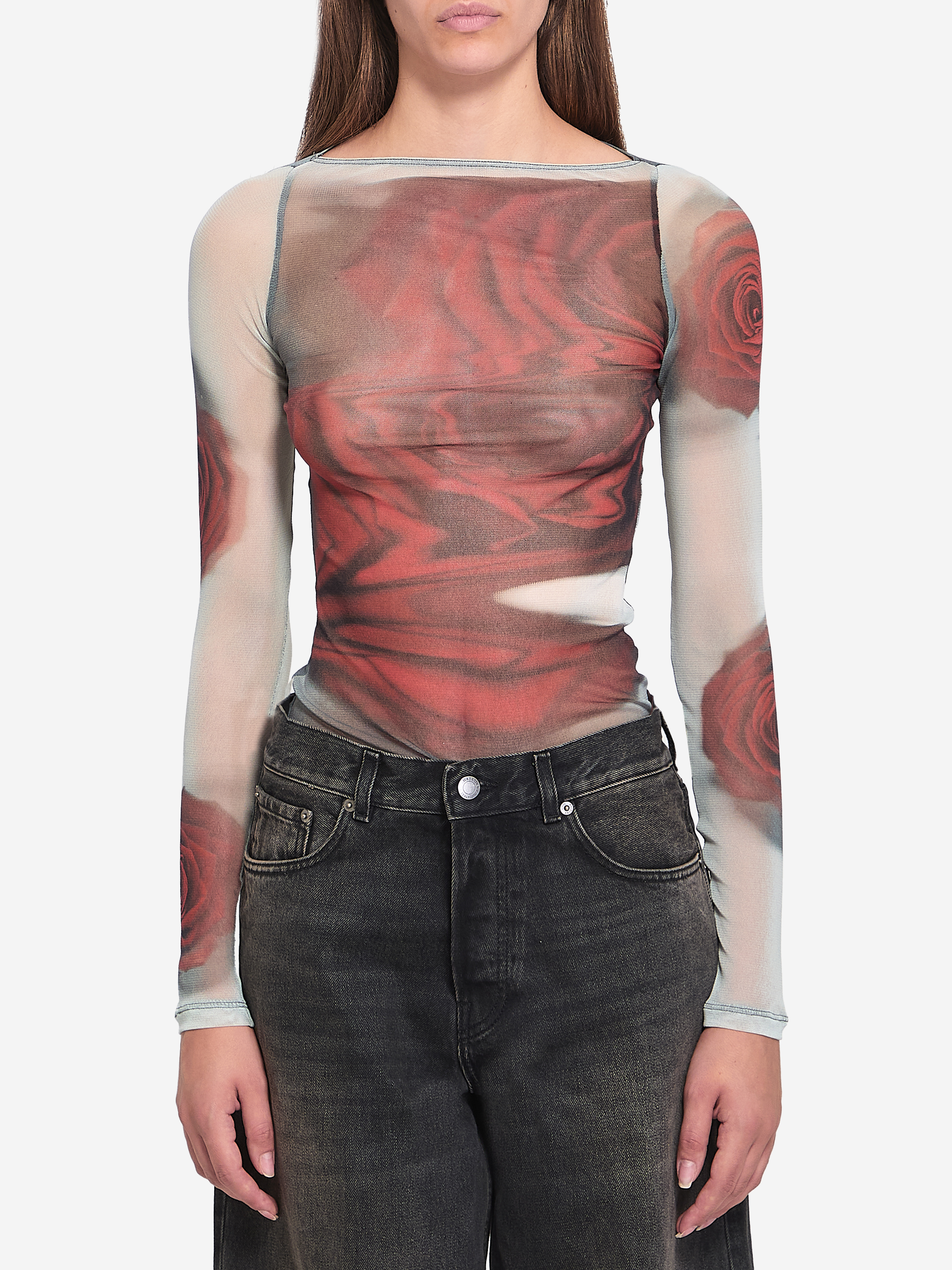 Blurry Roses top