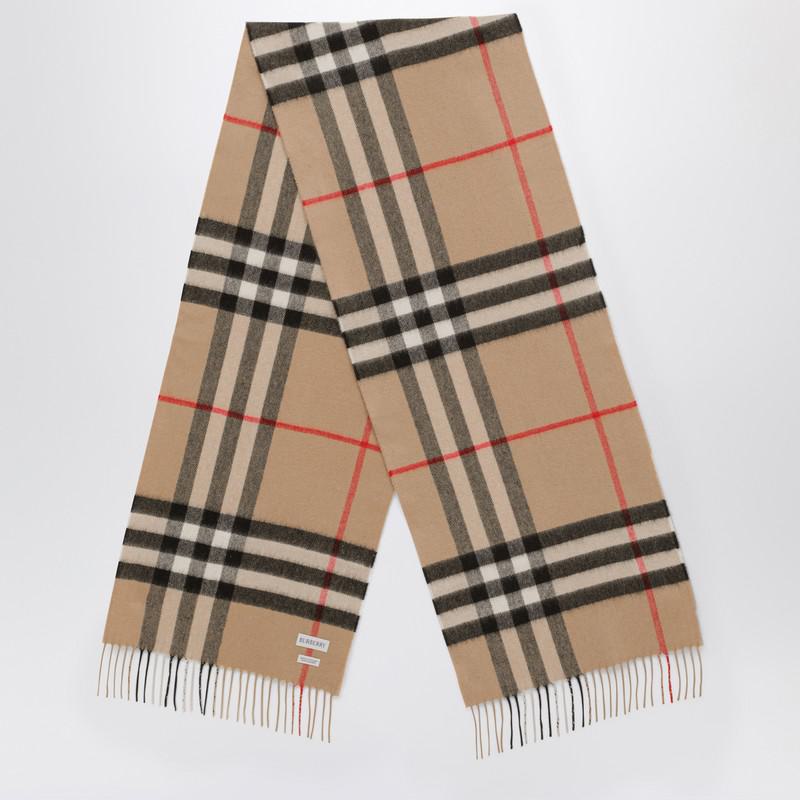 Burberry Scarf With Check Motif