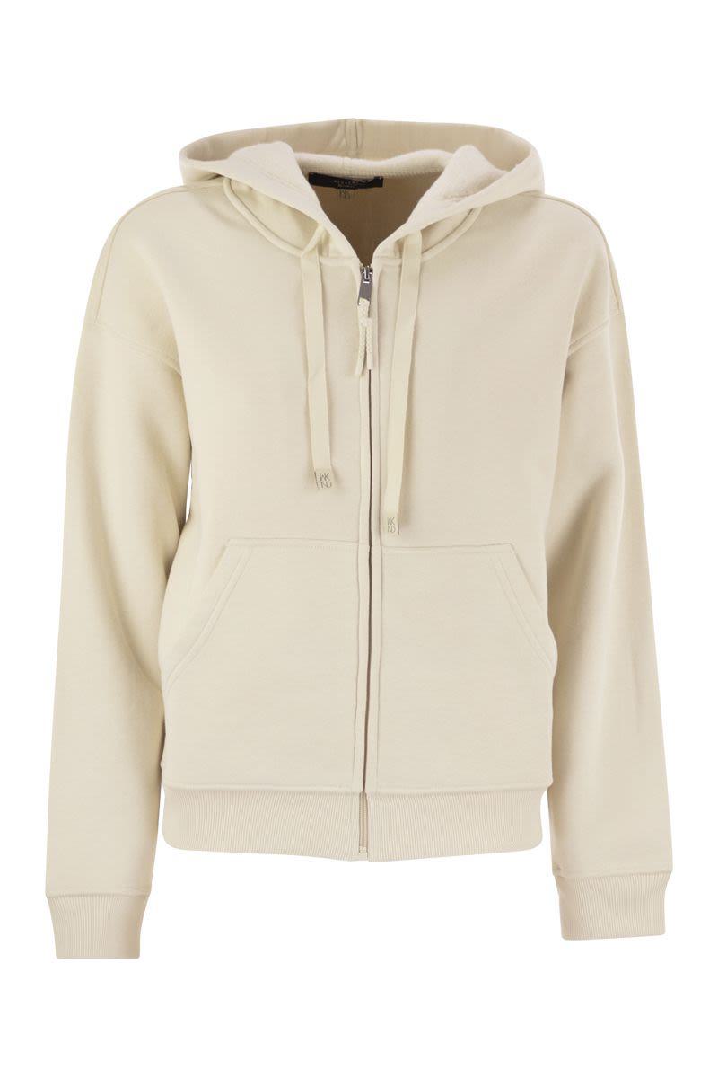 Weekend Max Mara Dog - Cotton Zipped Sweatshirt