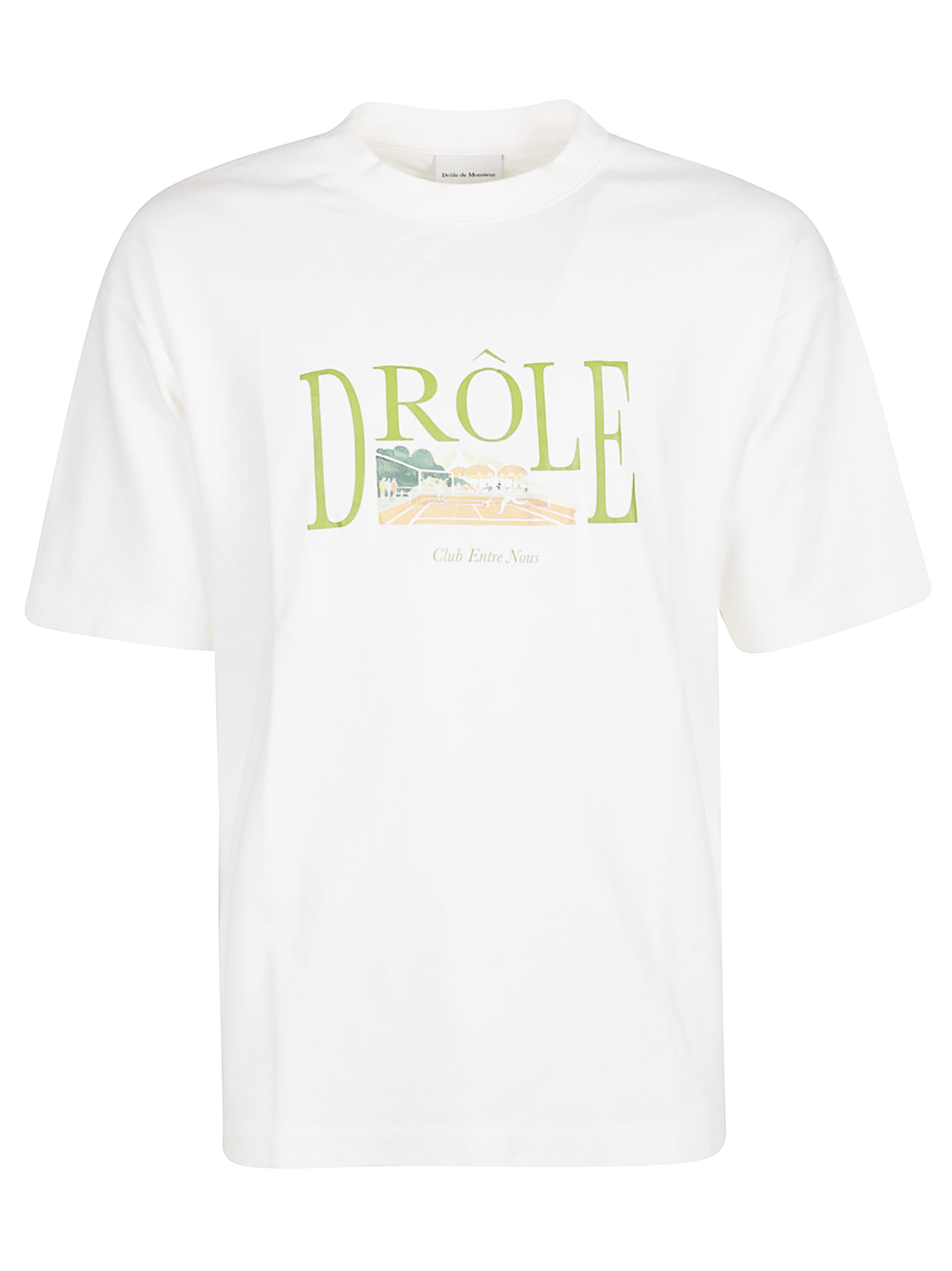 Drôle de Monsieur Tennis Court T-shirt