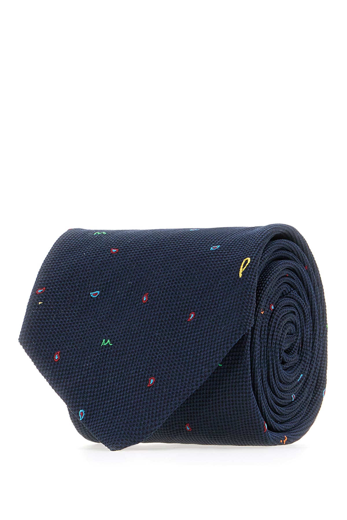 Paul Smith Embroidered Silk Tie