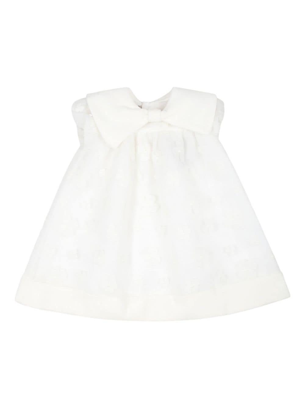 La stupenderia White Dress Baby Girl