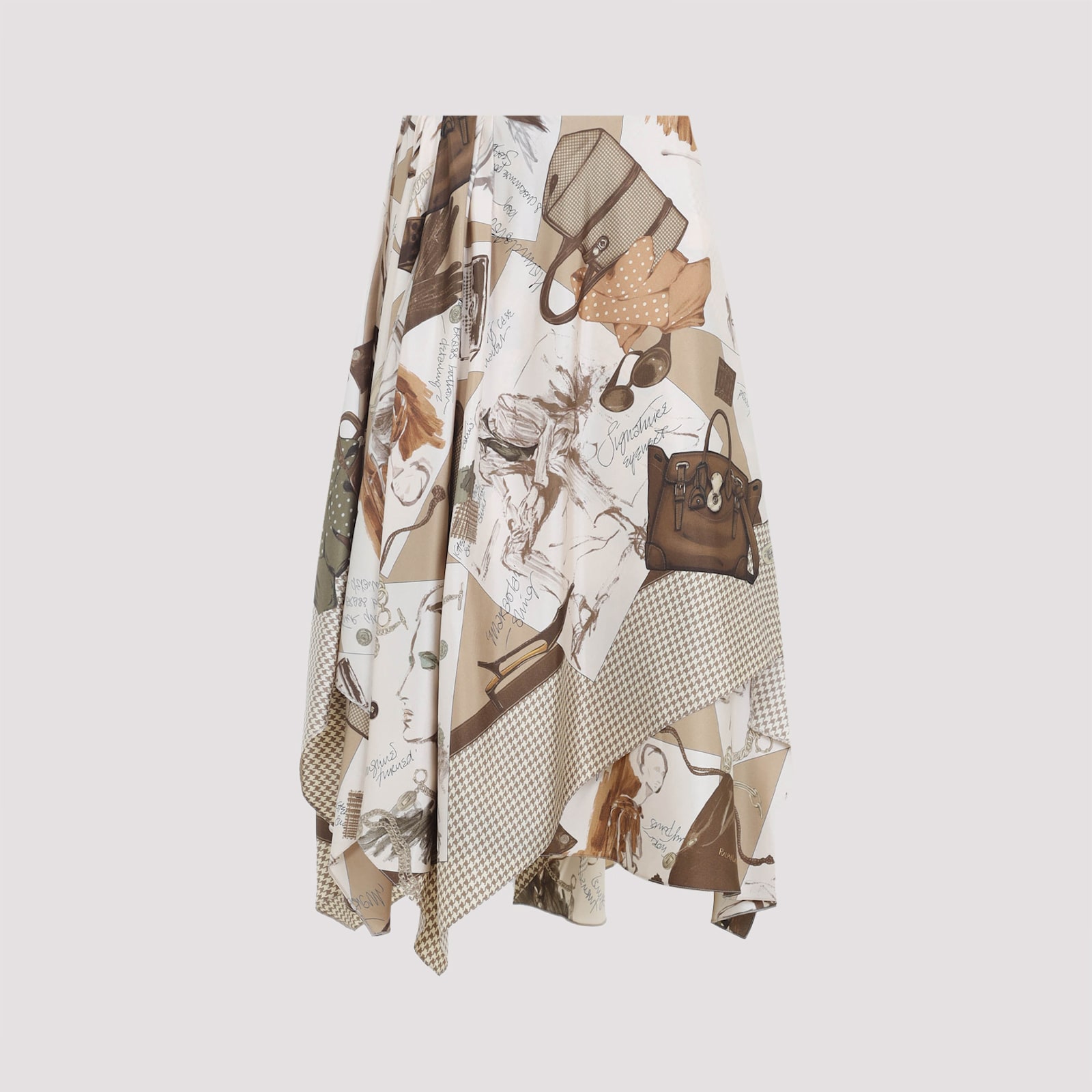 Ralph Lauren Glenn Knee Midi Skirt
