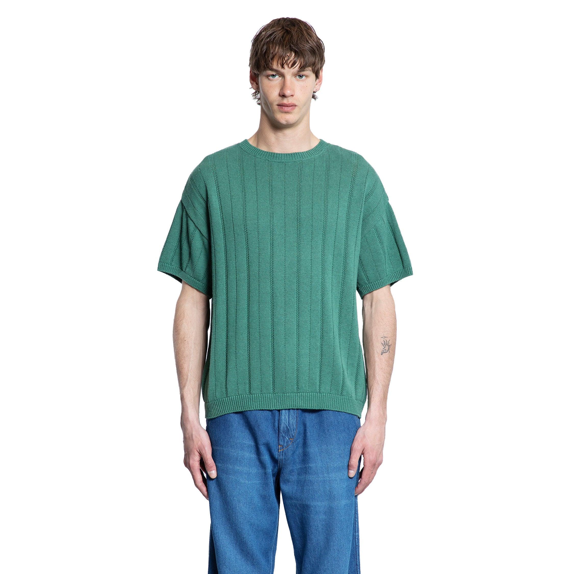 Cotton Linen Knit T-Shirt
