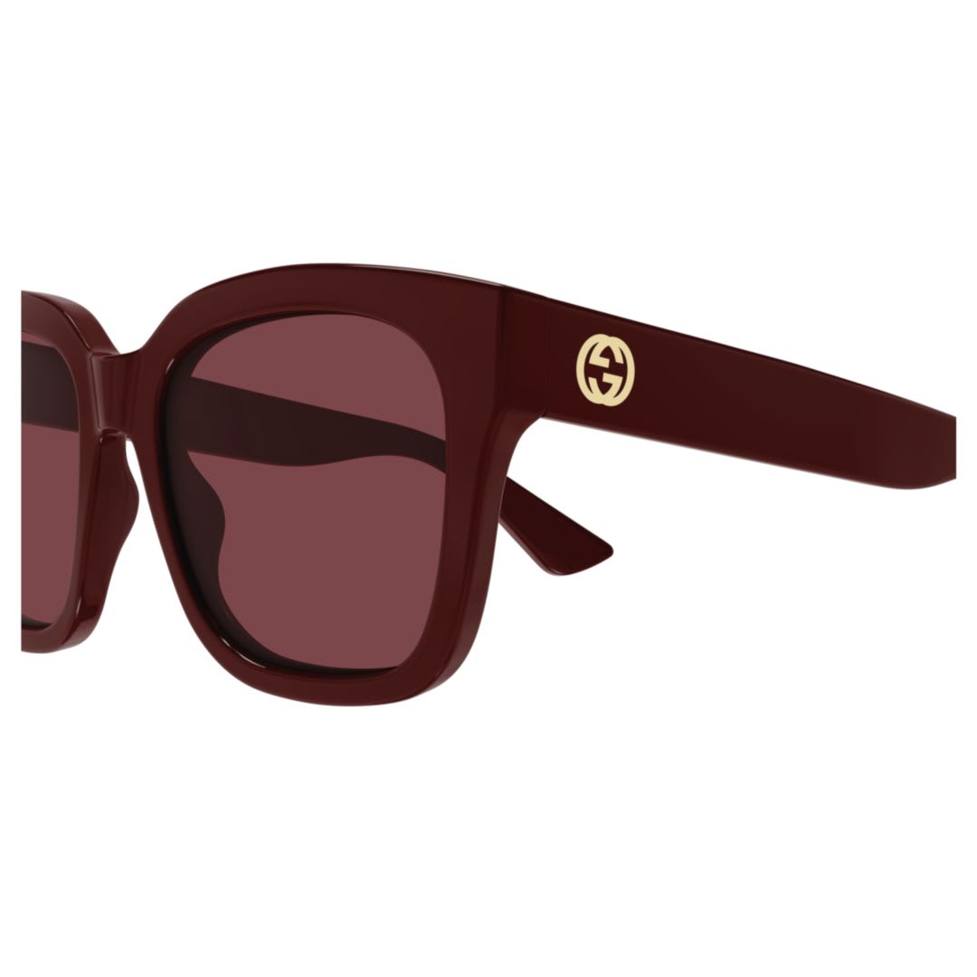 Gucci Eyewear Gg1338s007 Burgundy Burgundy Red