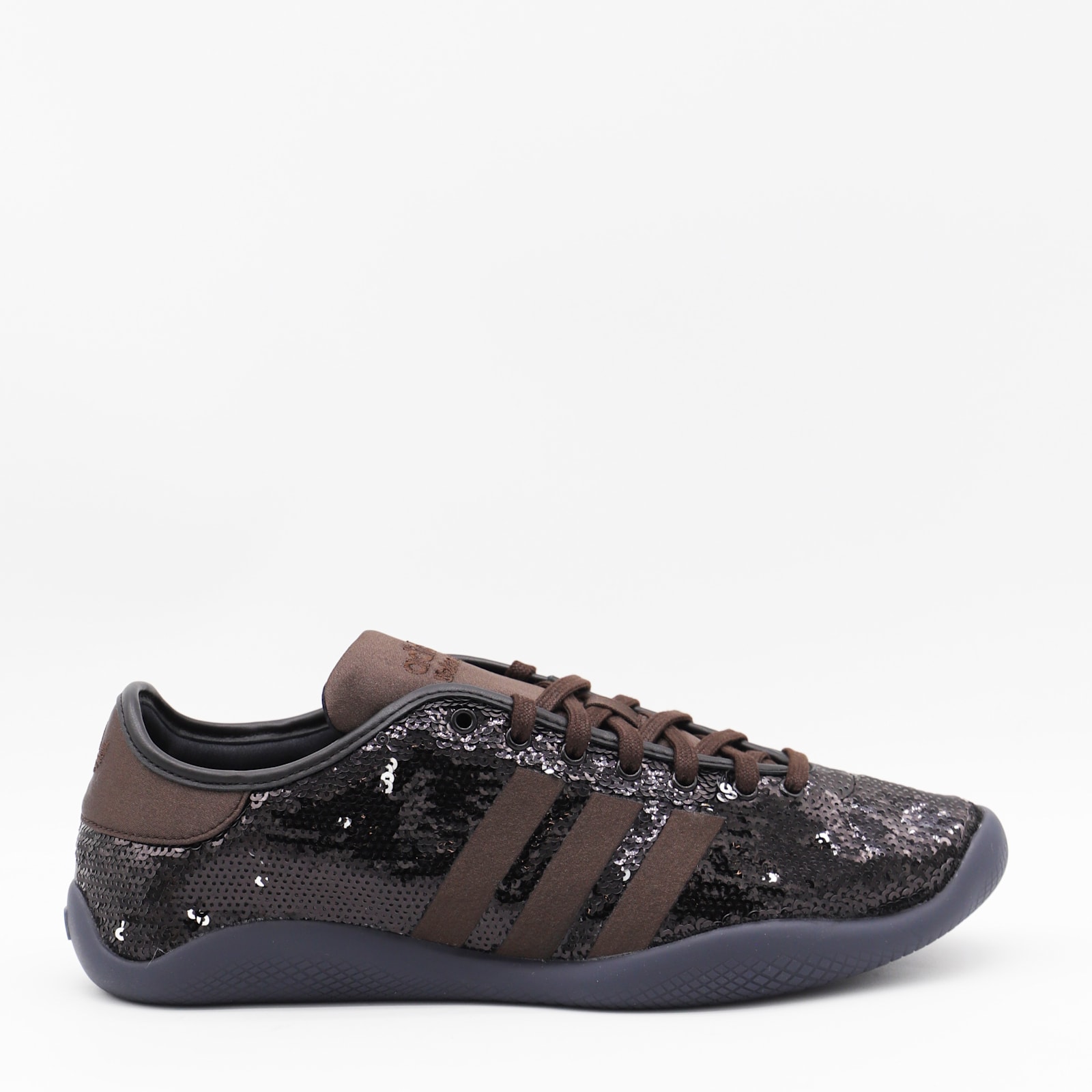 Adidas Originals by Wales Bonner Dark Brown Lo Pro Sequin Sneakers