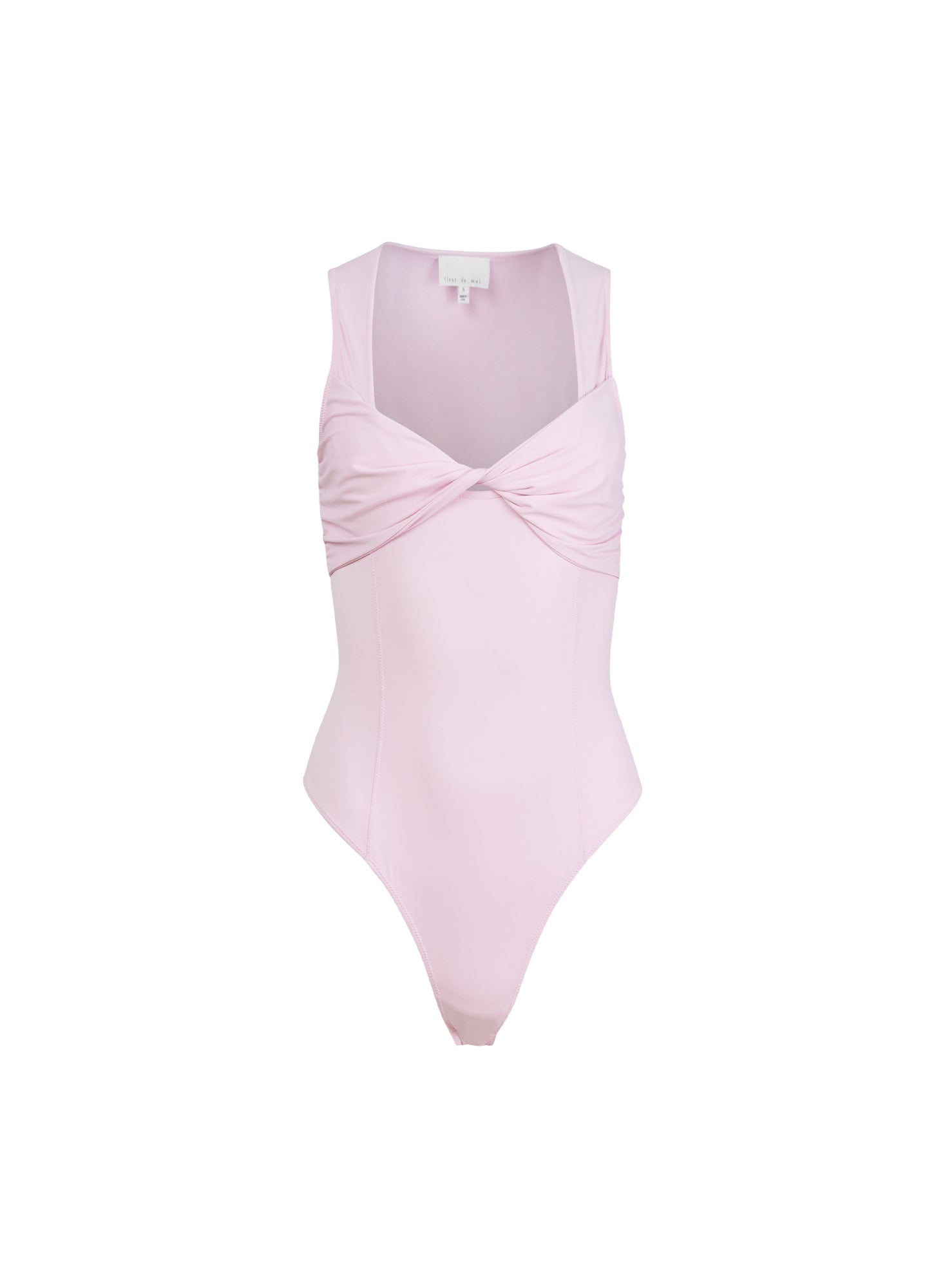 Fleur du Mal Sleek Jersey Knot Bodysuit
