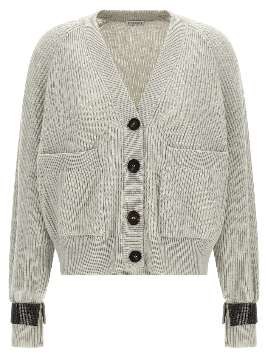Brunello Cucinelli 串珠袖口开衫