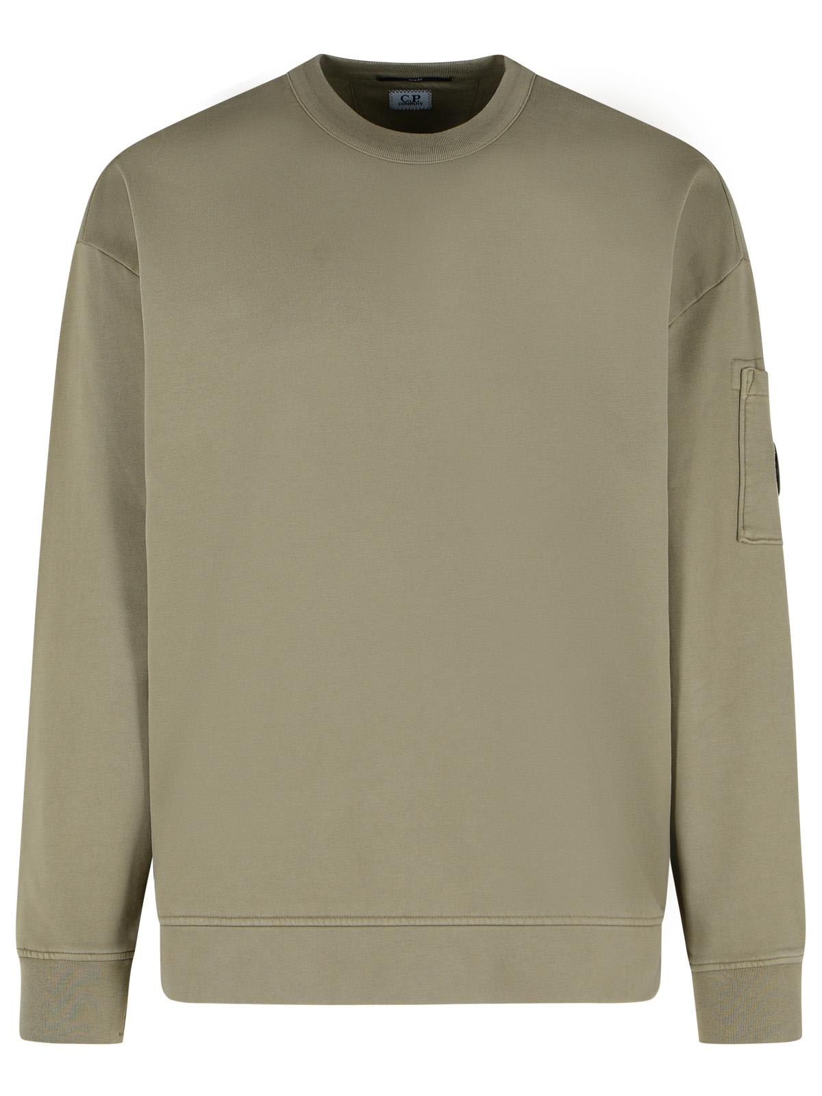 C. P. Company emerized Grey Cotton Sweatshirt