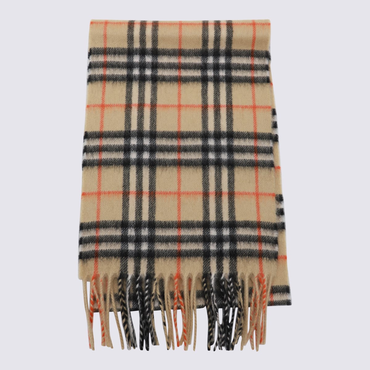 Burberry Beige Wool Scarf