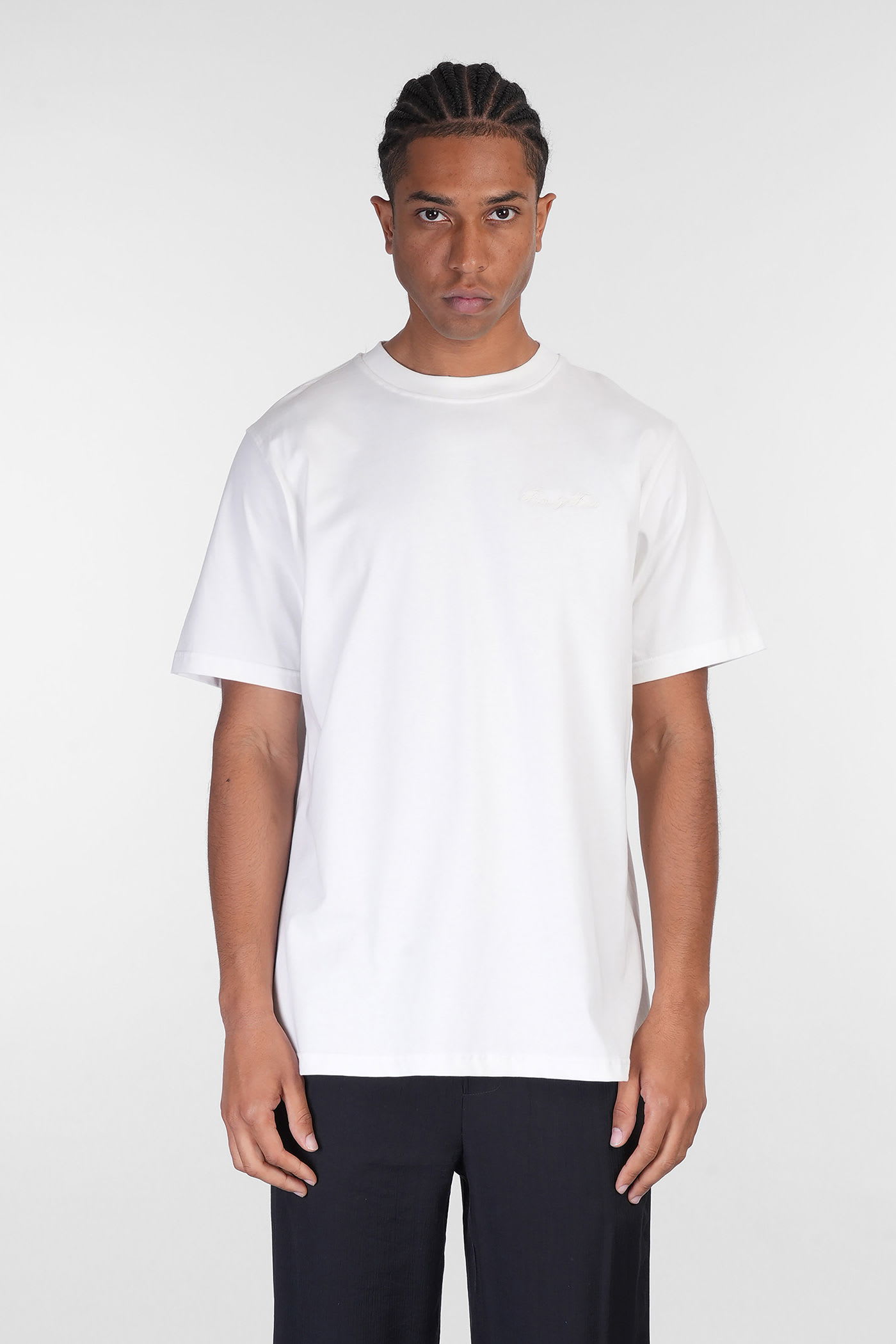 Family First Milano T-shirt In White Cotton