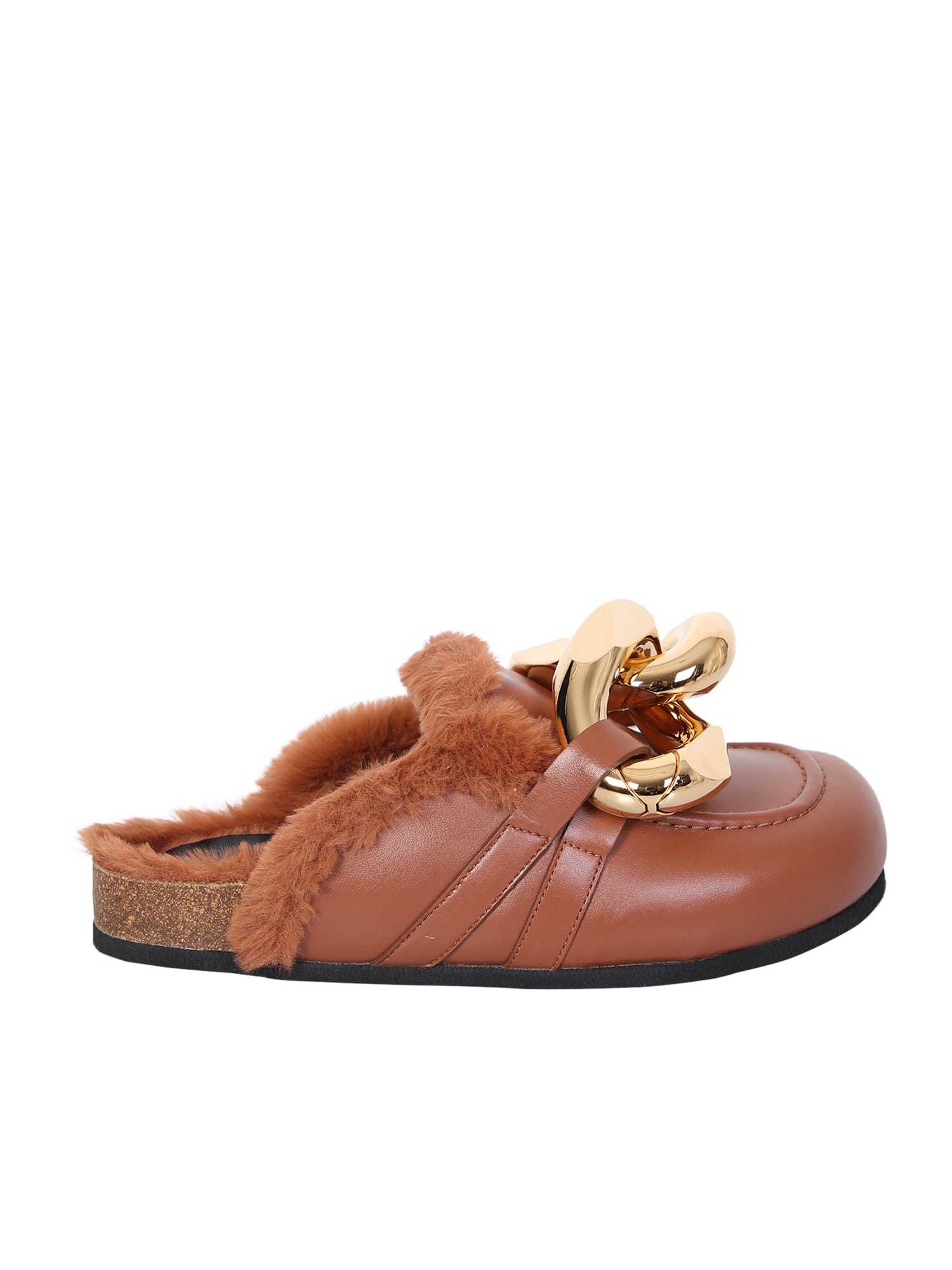 J. W. Anderson Shearling Chain Mules