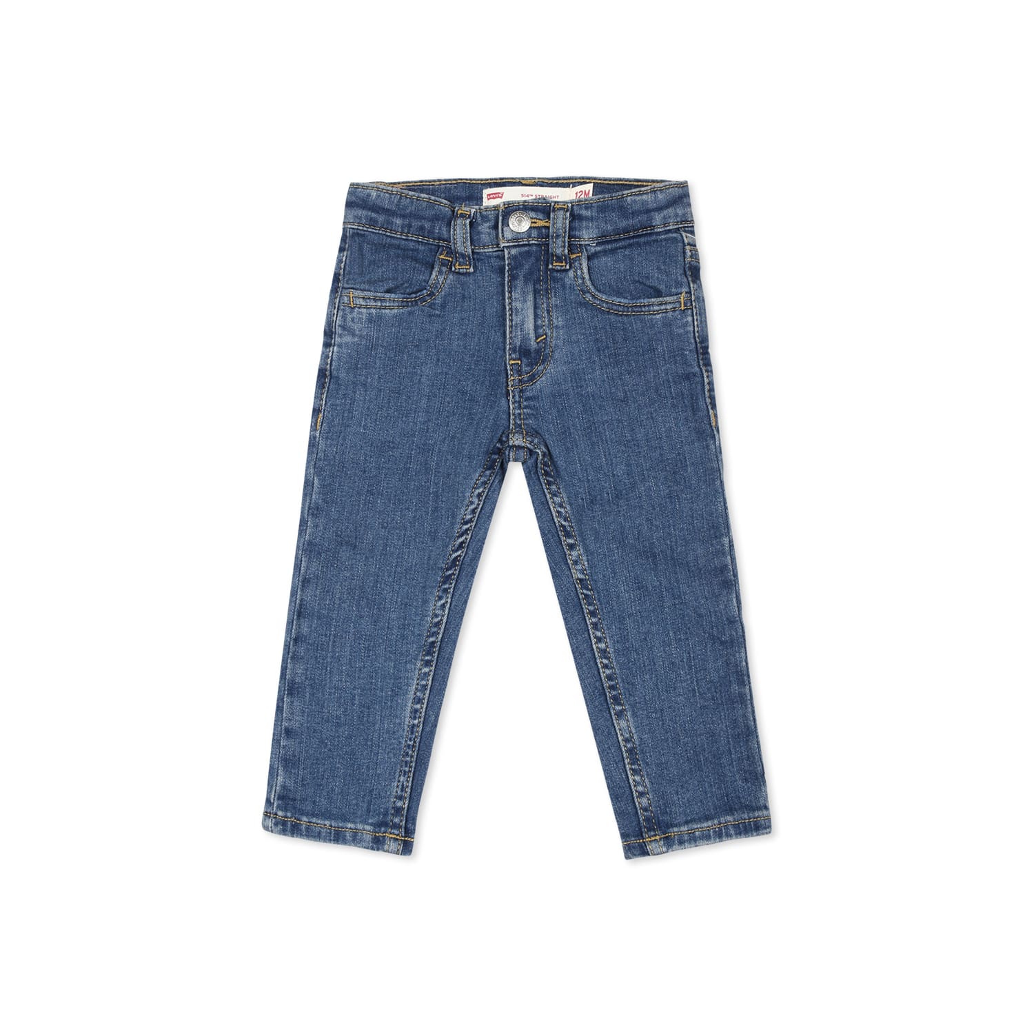 Levi's Denim Jeans 514 For Baby Boy With Logo Patch