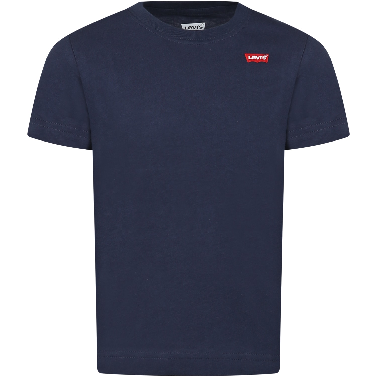 Levi's Blue T-shirt For Kids With Logo Patch