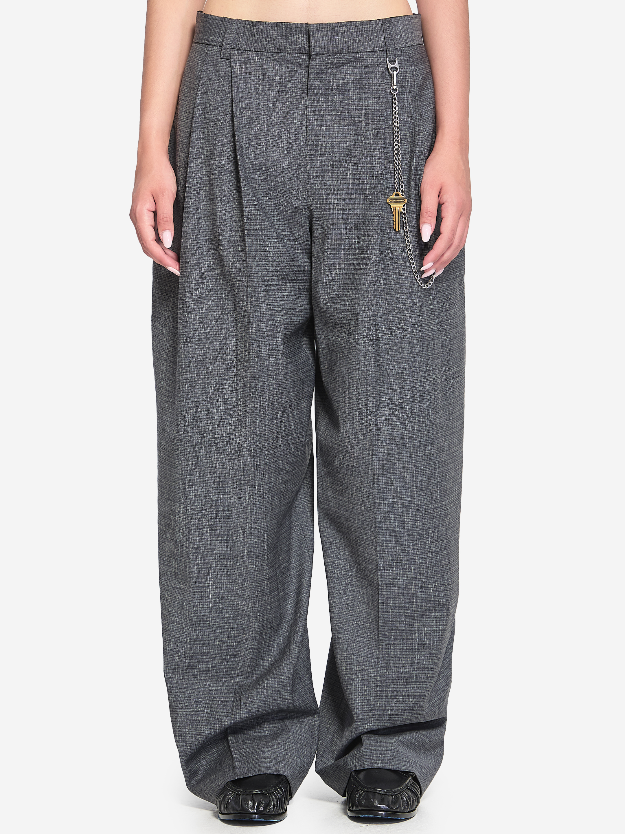 Grey woolblend Trousers