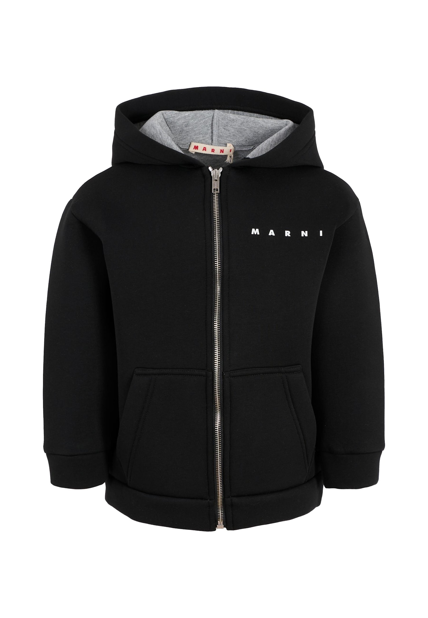 Marni Black Sweatshirt For Kids With Logo