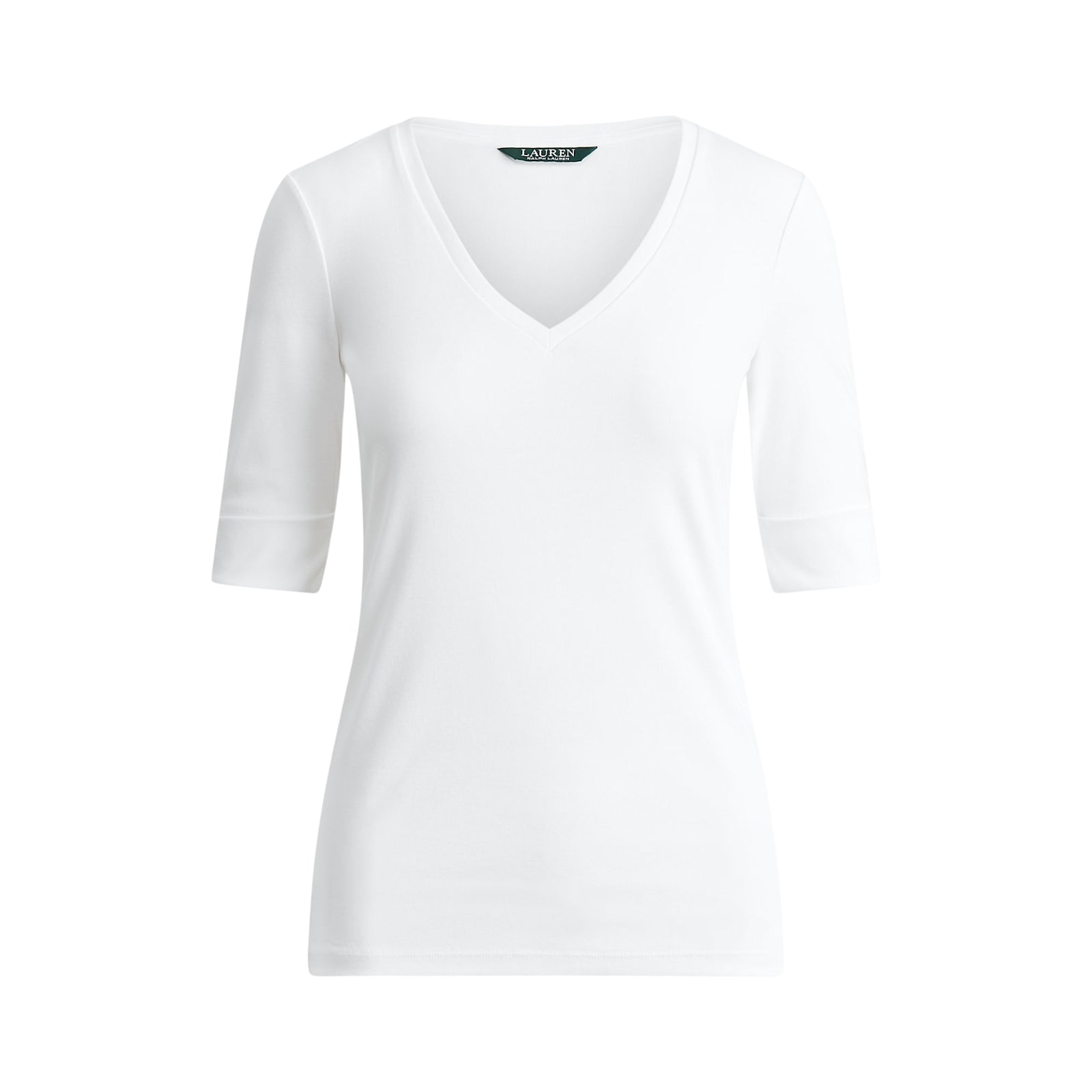 Ralph Lauren V Judy Elbow Sleeve Knit