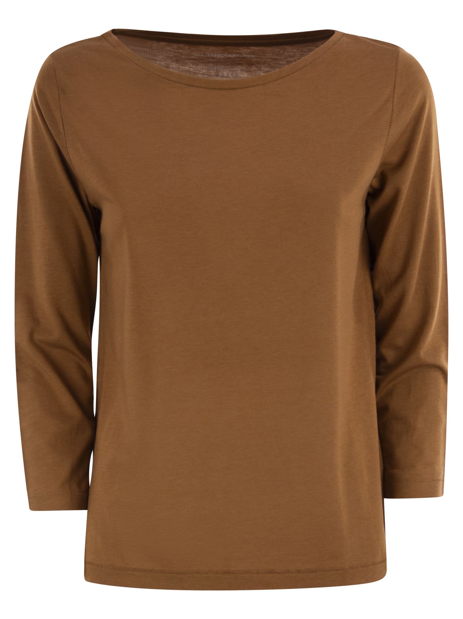 Majestic Filatures T-shirt With 3/4 Sleeves