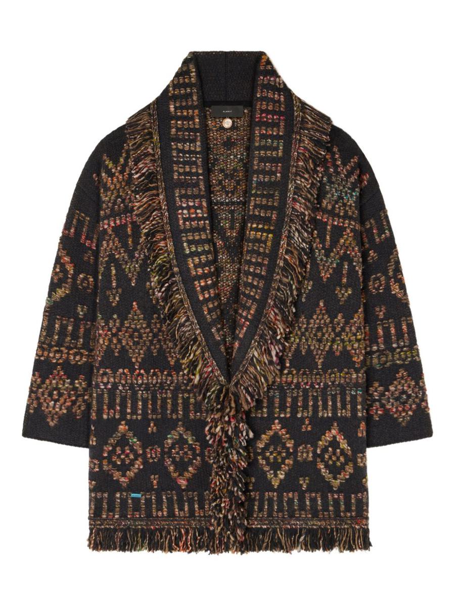 Alanui Grunge Beat Wool Cardigan