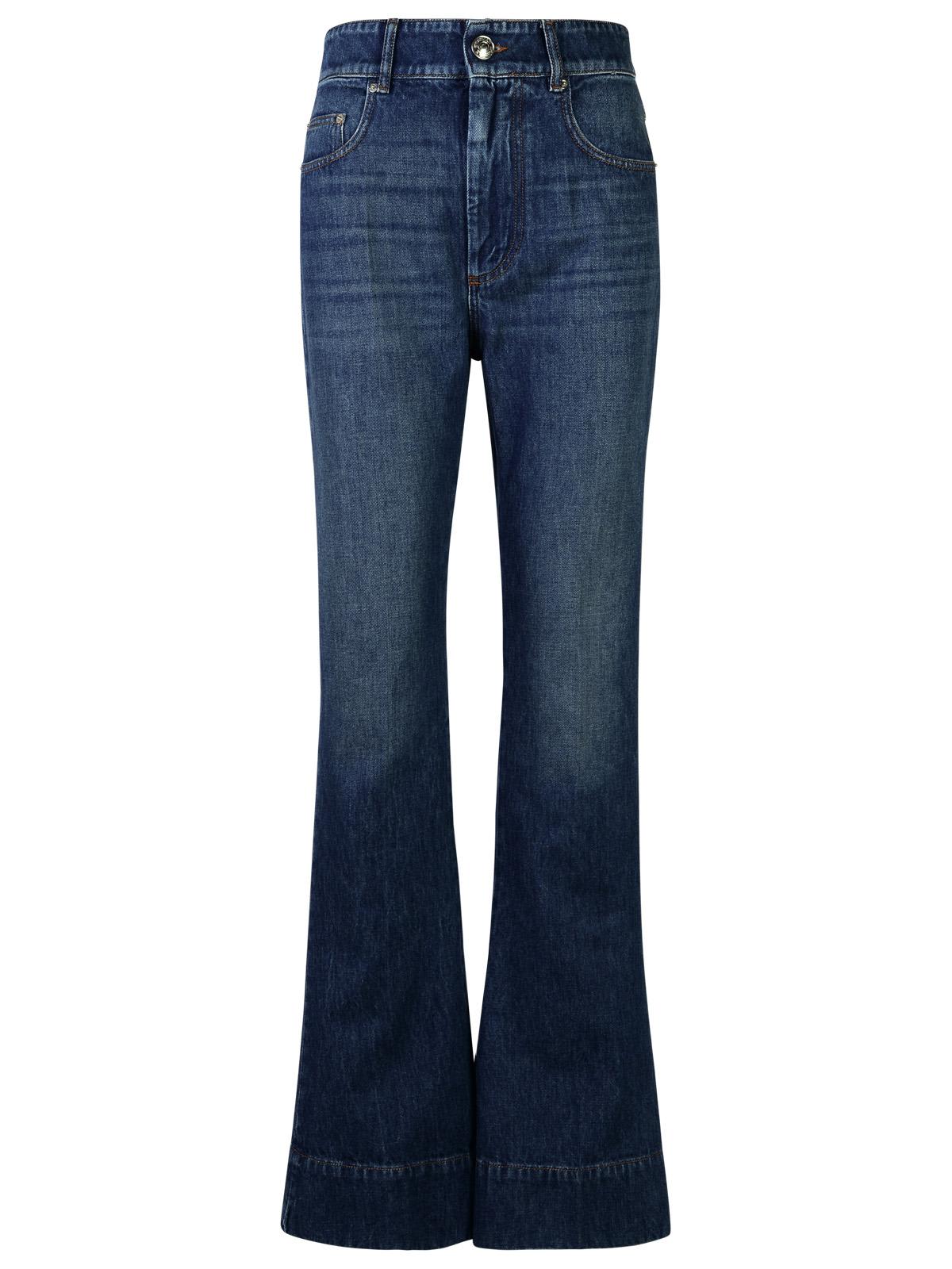 SportMax robinia Blue Cotton Jeans