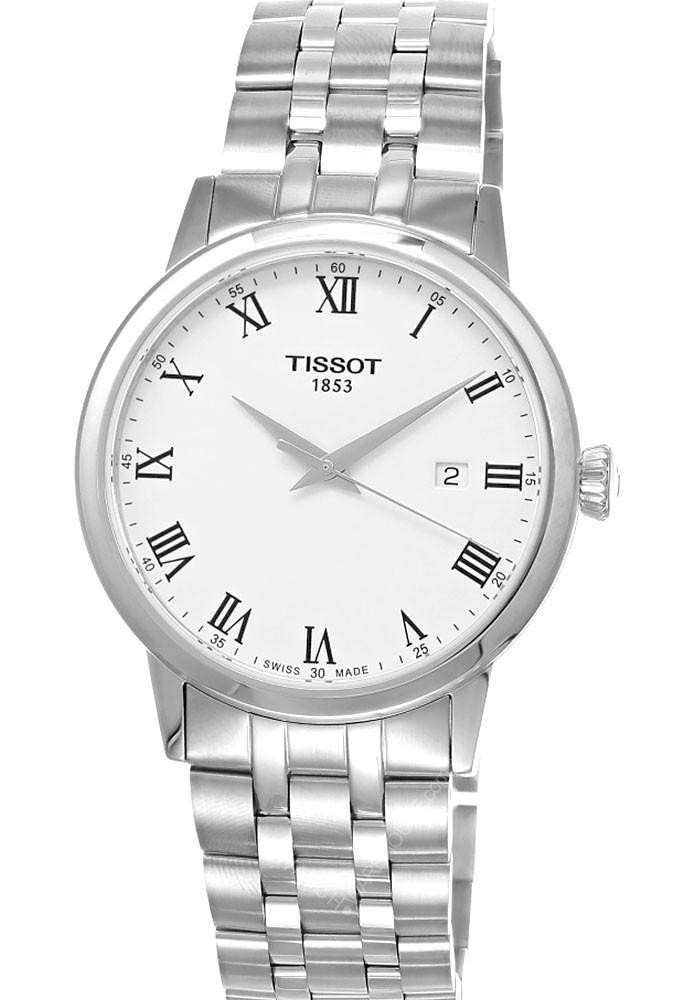 TISSOT Classic Dream Quartz SS 42MM White Dial Men's Watch T129.410.11.013.00 / T1294101101300