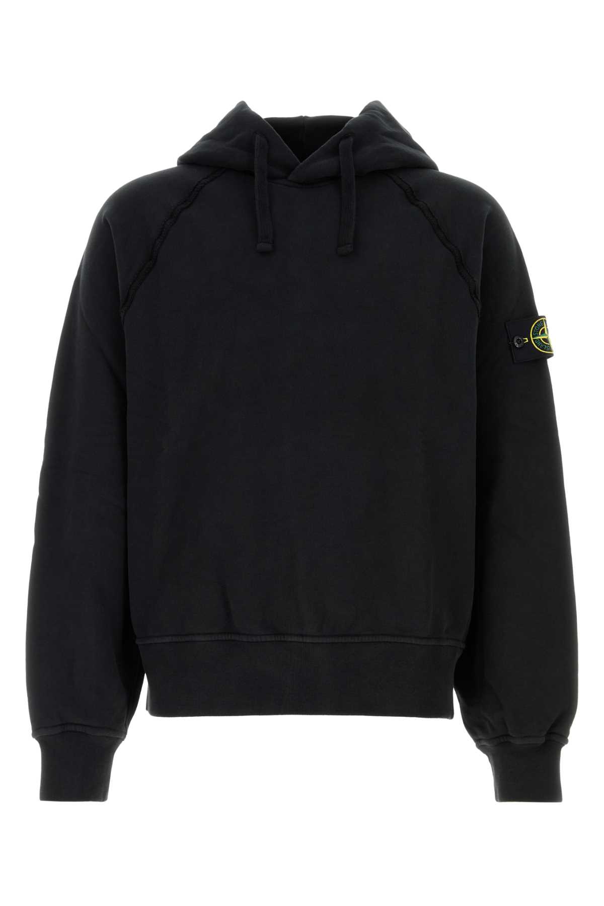 Stone Island Black Cotton Sweatshirt