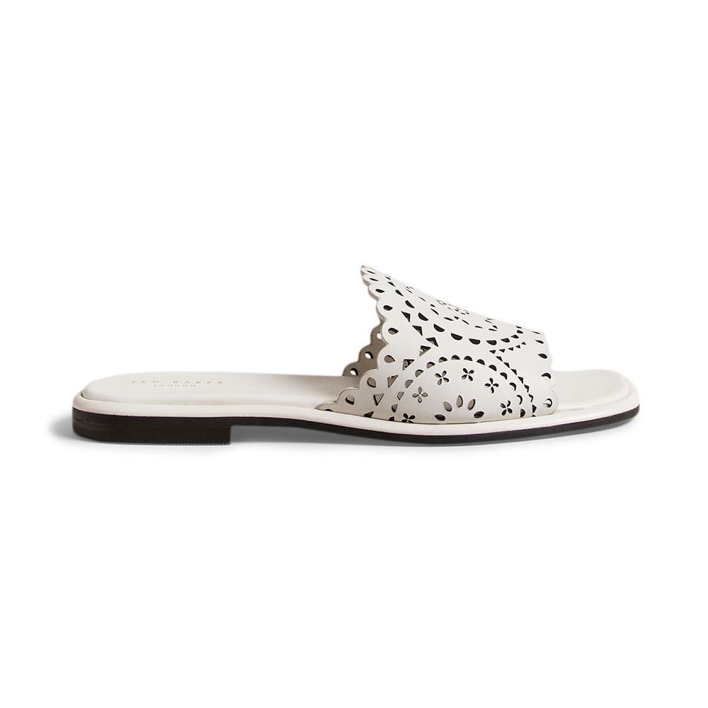 Clovei Laser Cut Flat Sandal