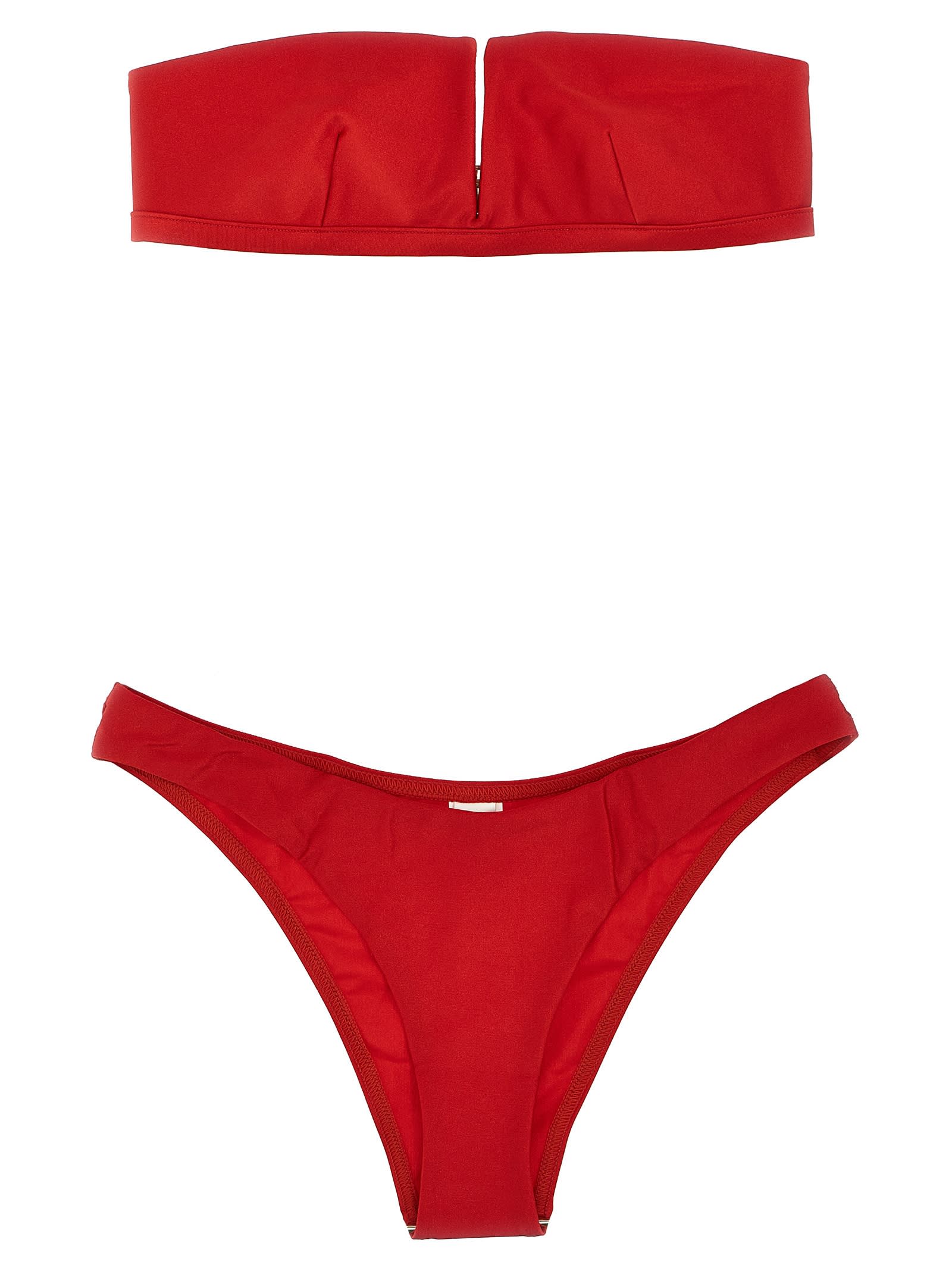 Zimmermann everley V Wire Bandeau Bikini