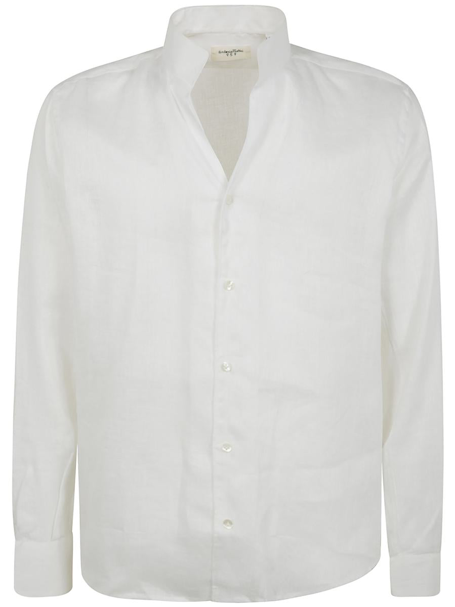 Tintoria Mattei Guru High Neck Linen Shirt Clothing
