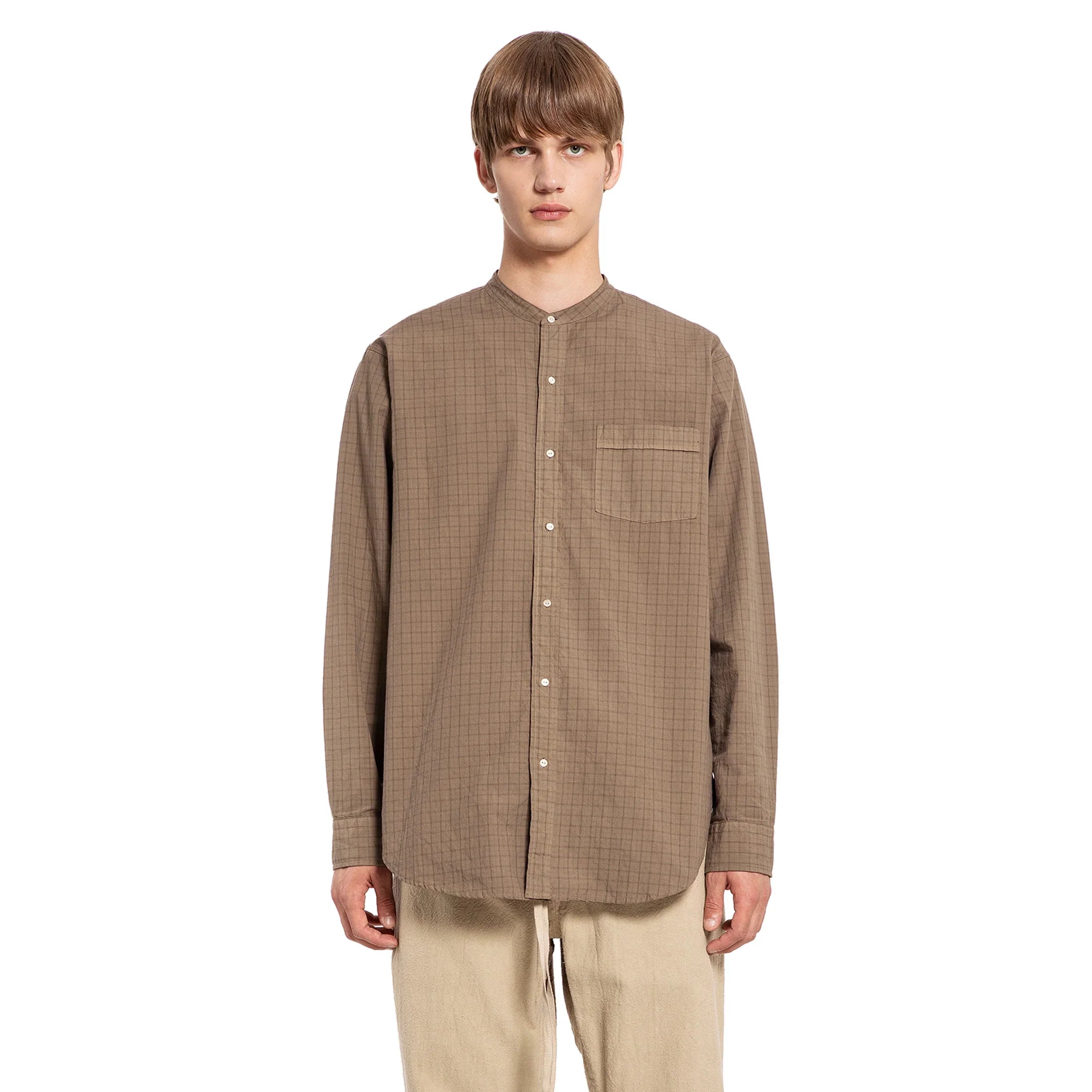Lot . 104 Band Collar Shirt