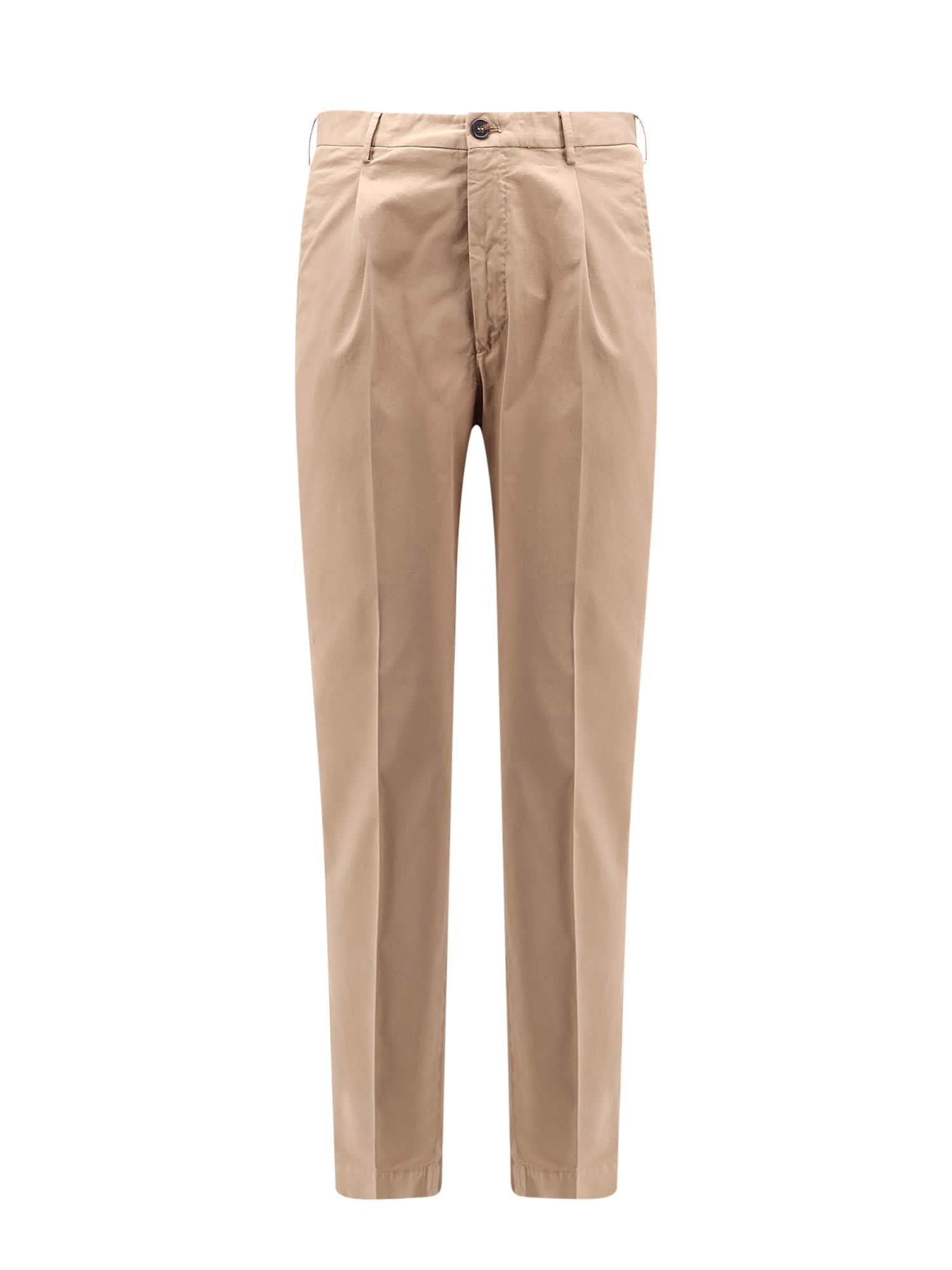 Incotex Pattern 54 Stretch Cotton Trouser With Pinces