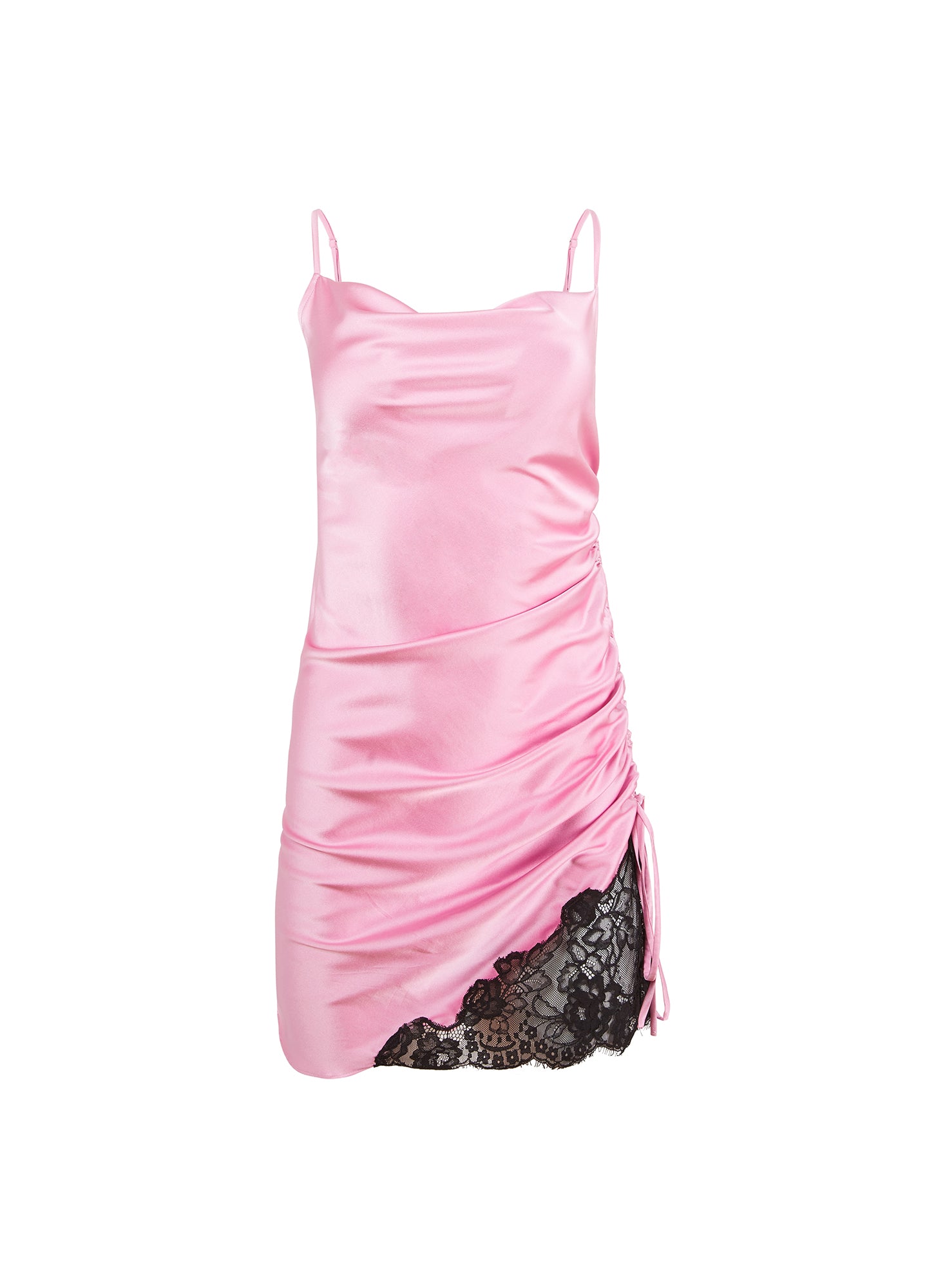 Fleur du Mal Silk Ruched Dress