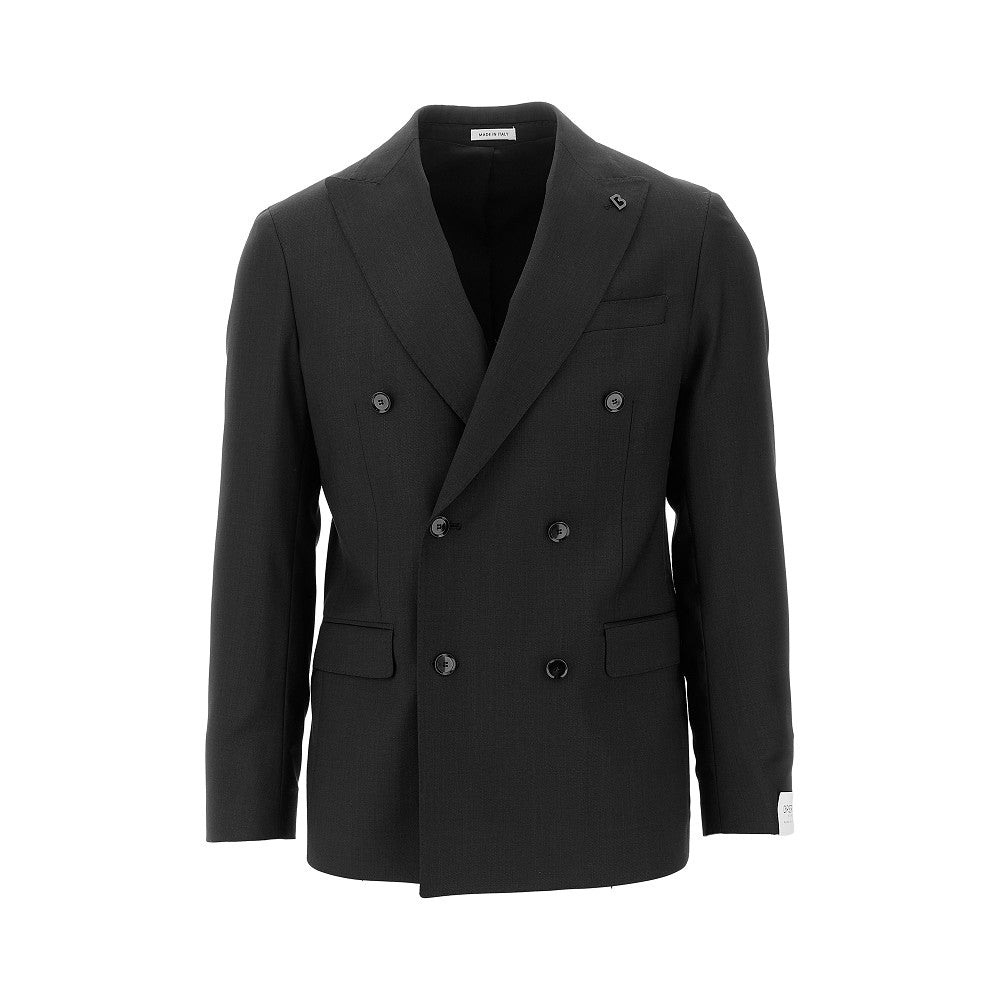 BRERAS 'Arezzo' twill double-breasted jacket Man