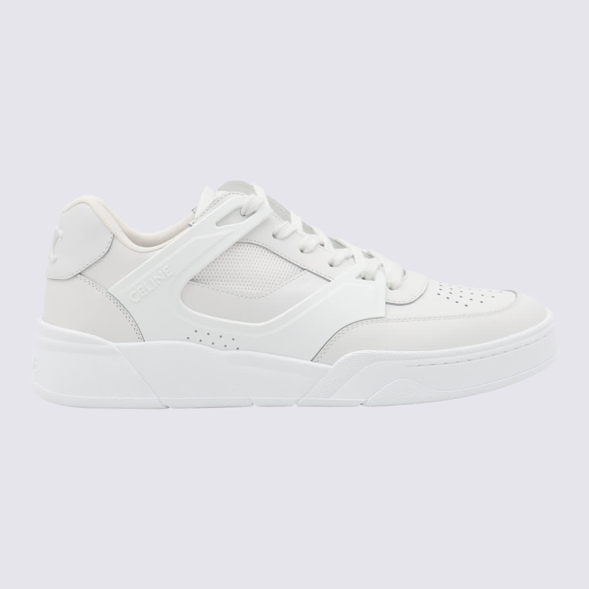 Celine White Leather Sneakers