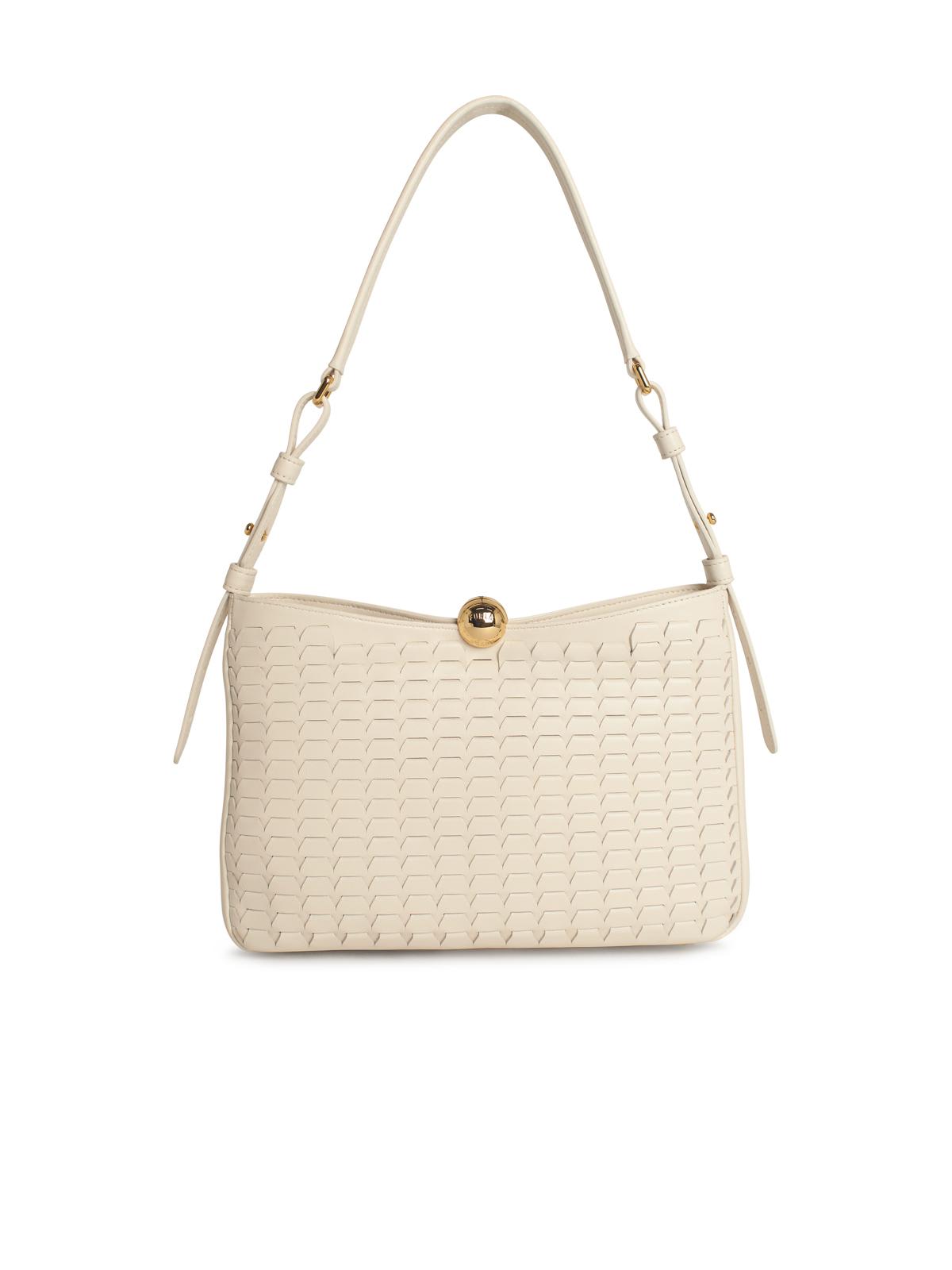 Furla sfera Soft Medium Crossbody Bag In Cream Leather