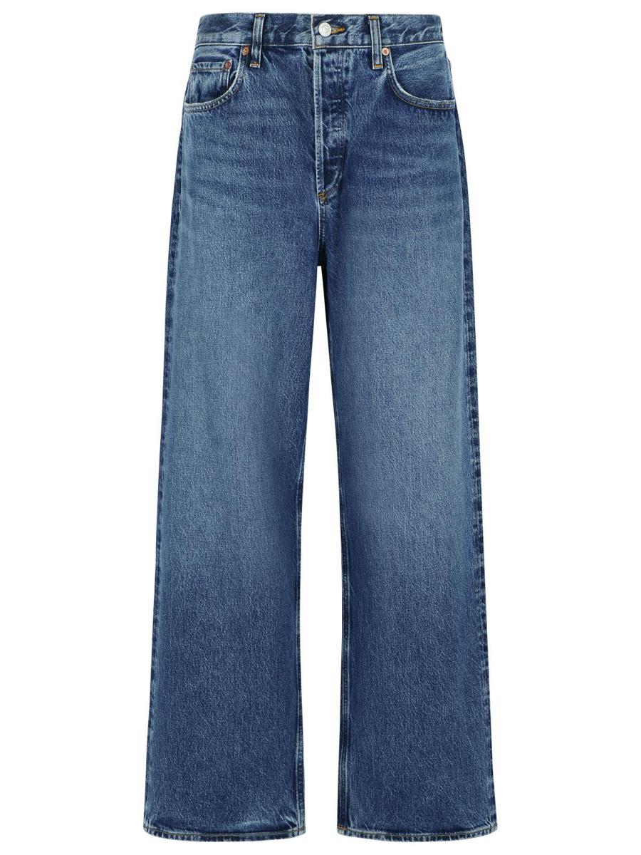 Agolde 'Low Slung Baggy In Misto Cotone Rigenerato 'Essence' Jeans
