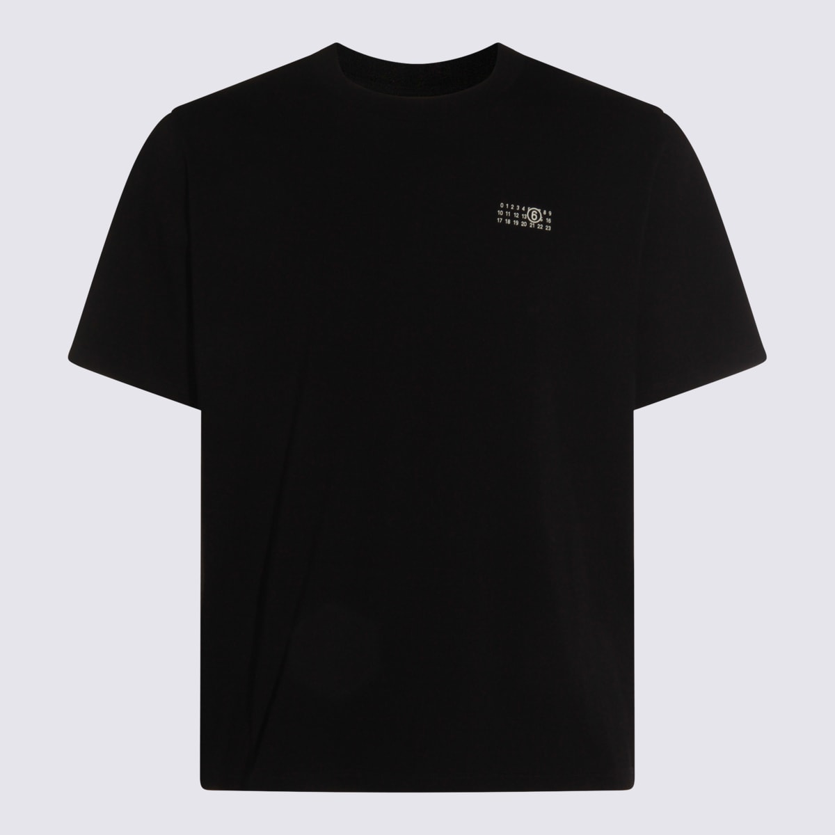 MM6 Maison Margiela Black Cotton T-shirt