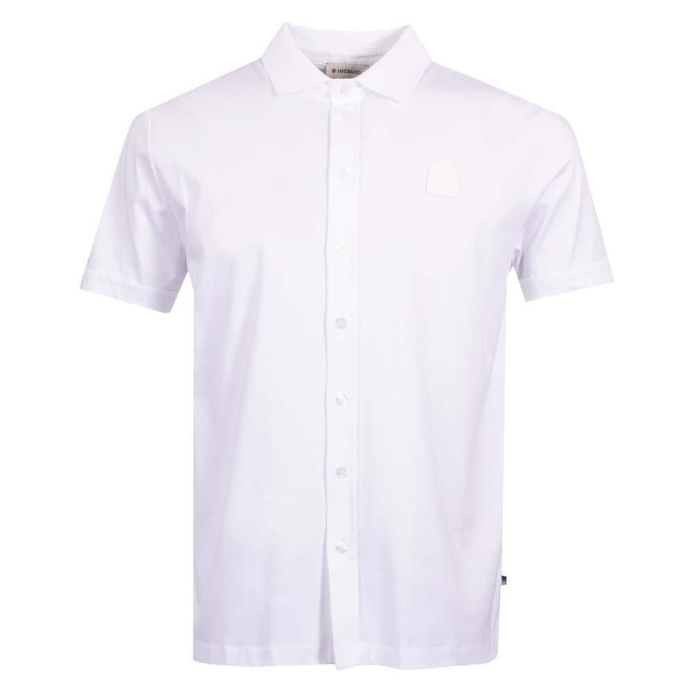 Full Button Interlock Polo Shirt
