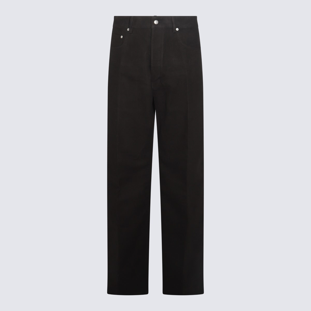 Rick Owens Black Cotton Geth Jeans