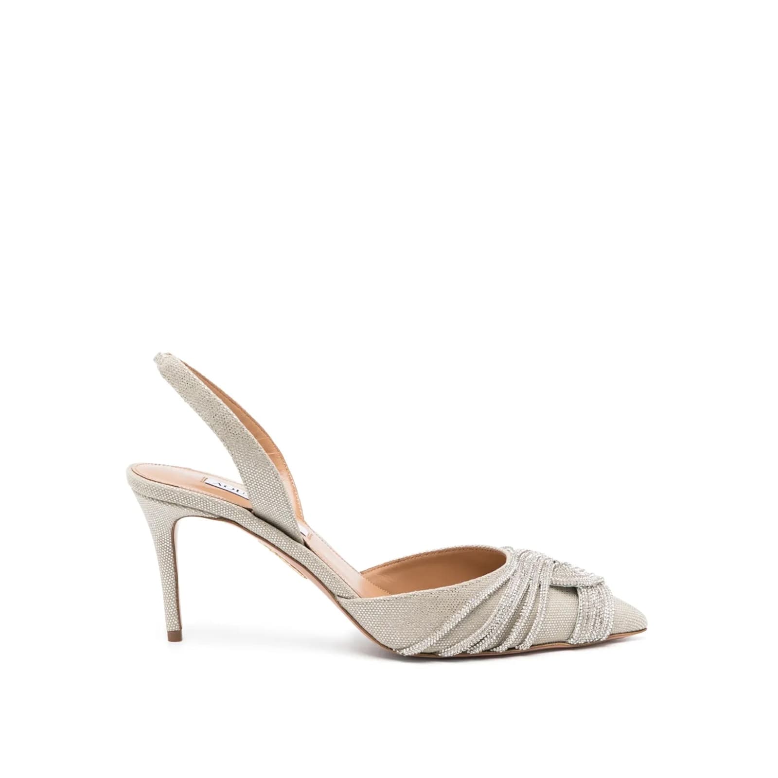 Aquazzura Gatsby 85mm Crystal-embellished Pumps