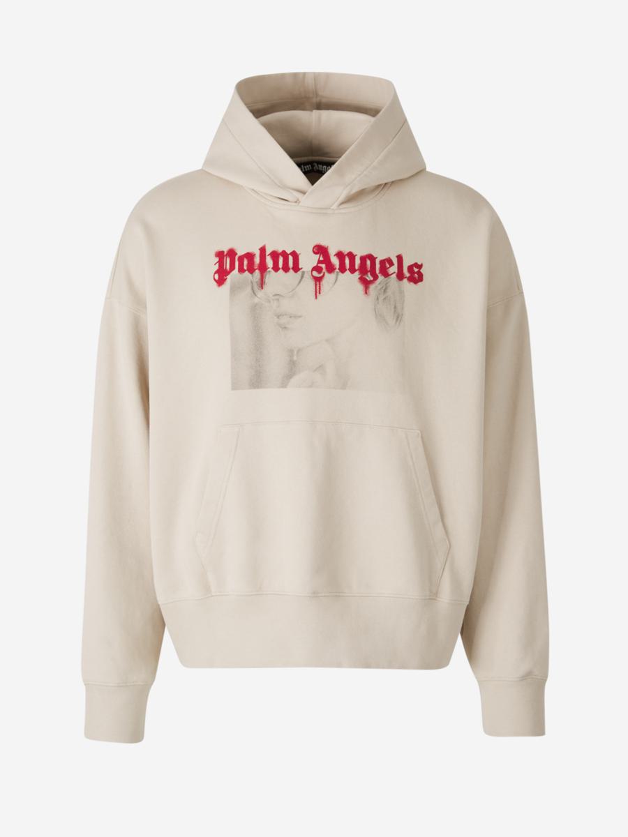 Palm Angels Portrait Logo Sweatshirt